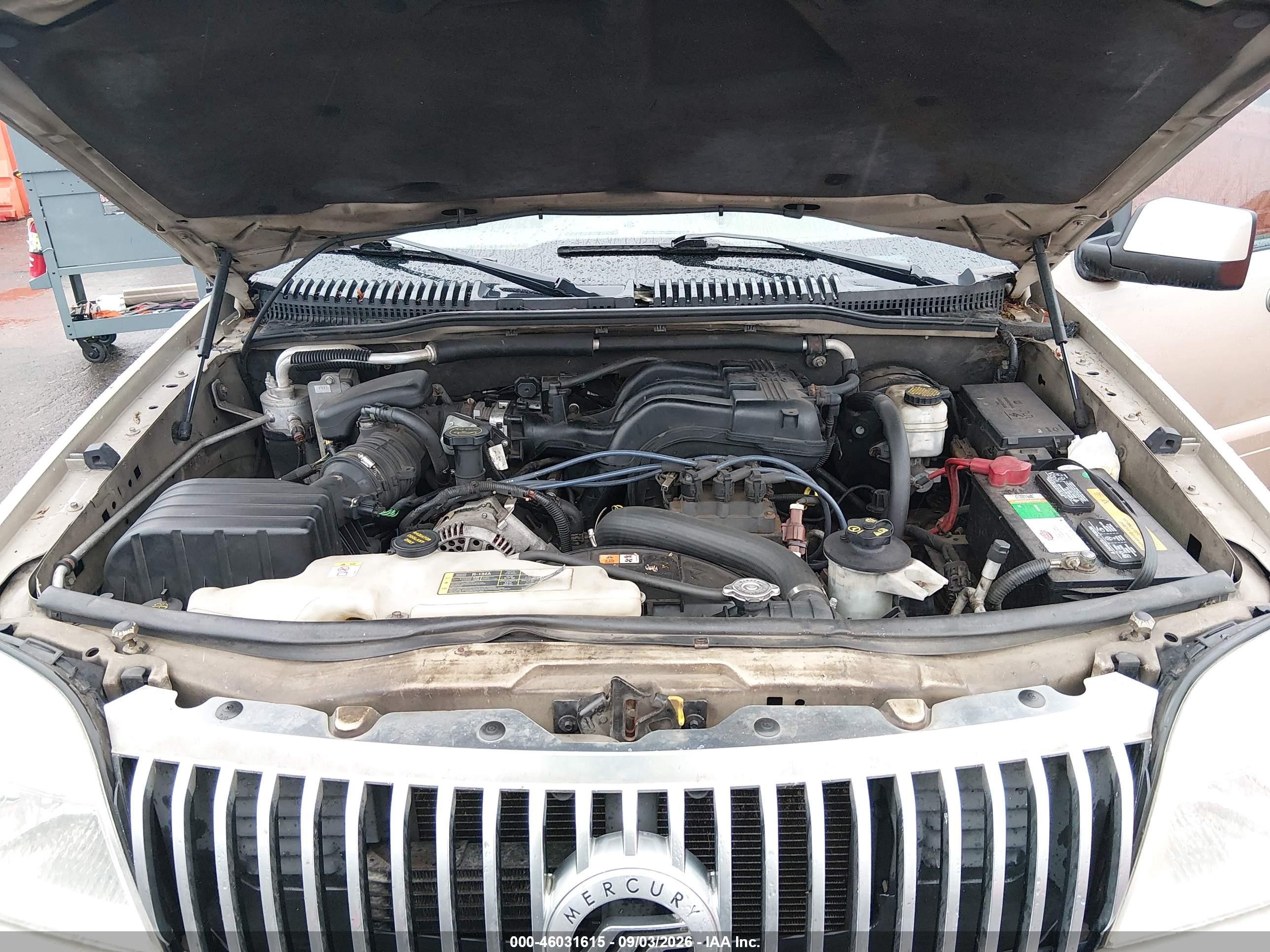 2007 Mercury Mountaineer   Gold vin: 4M2EU47E57UJ23423