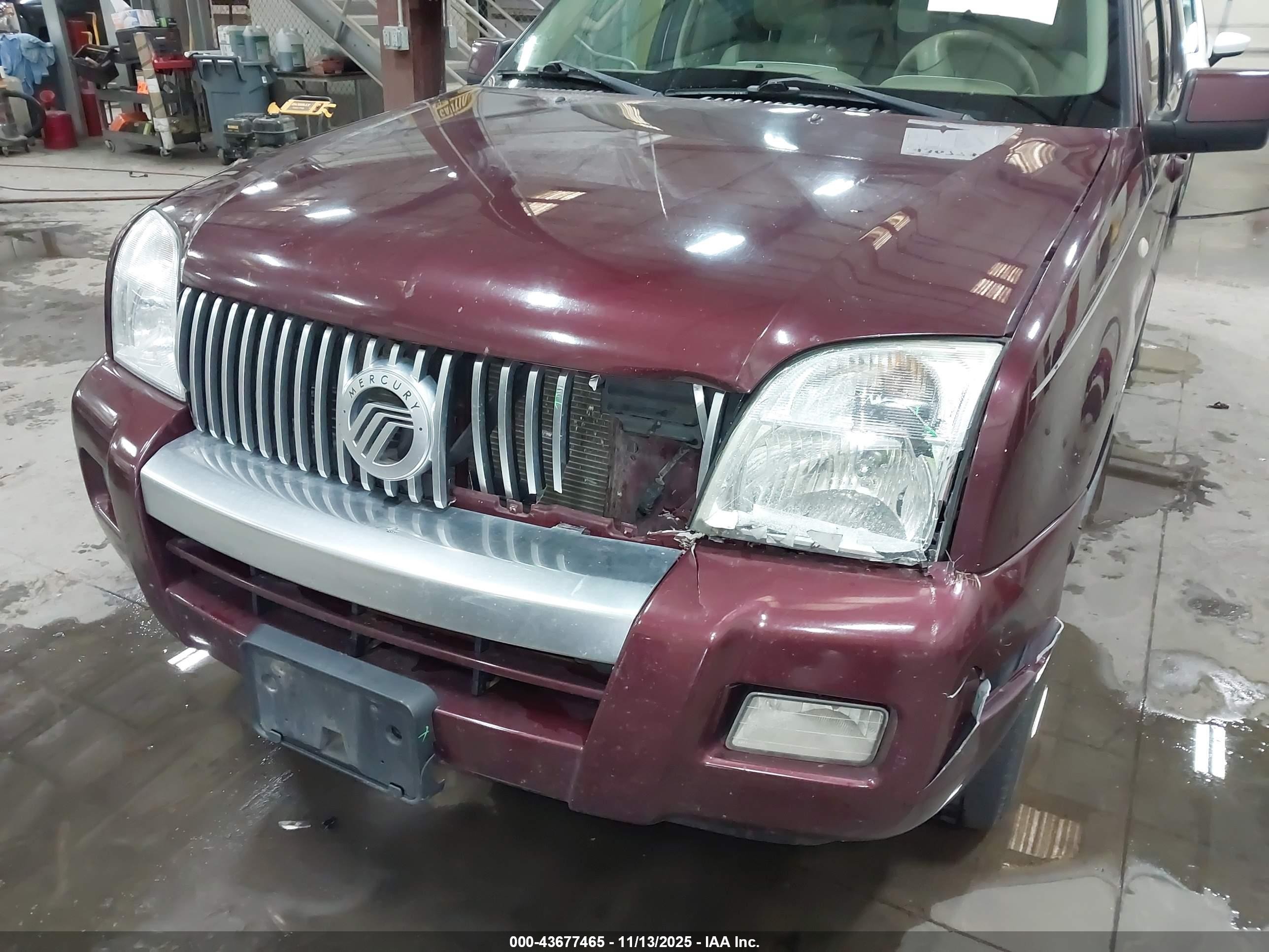 2007 Mercury Mountaineer   Red vin: 4M2EU47E67UJ22006
