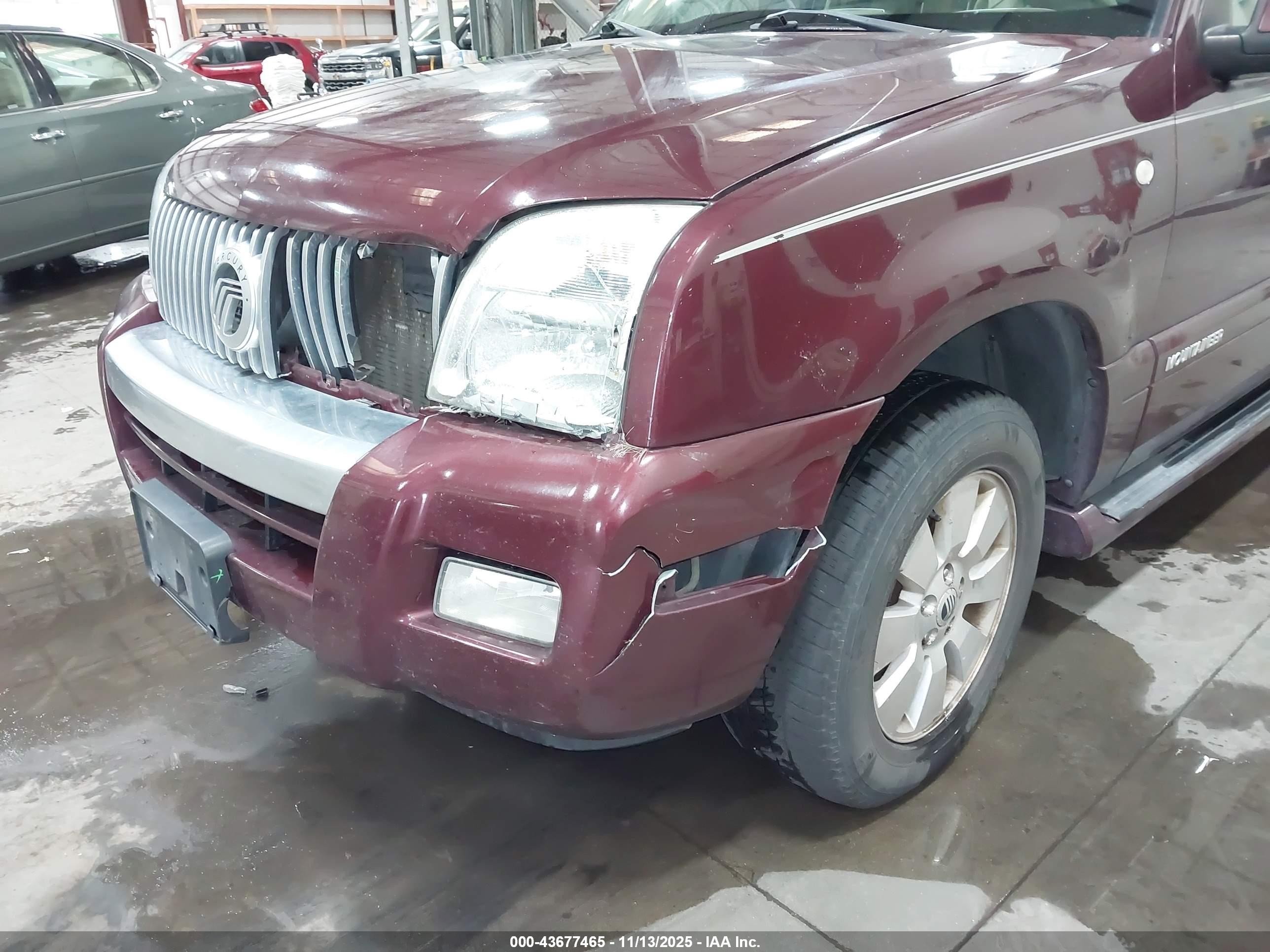 2007 Mercury Mountaineer   Red vin: 4M2EU47E67UJ22006