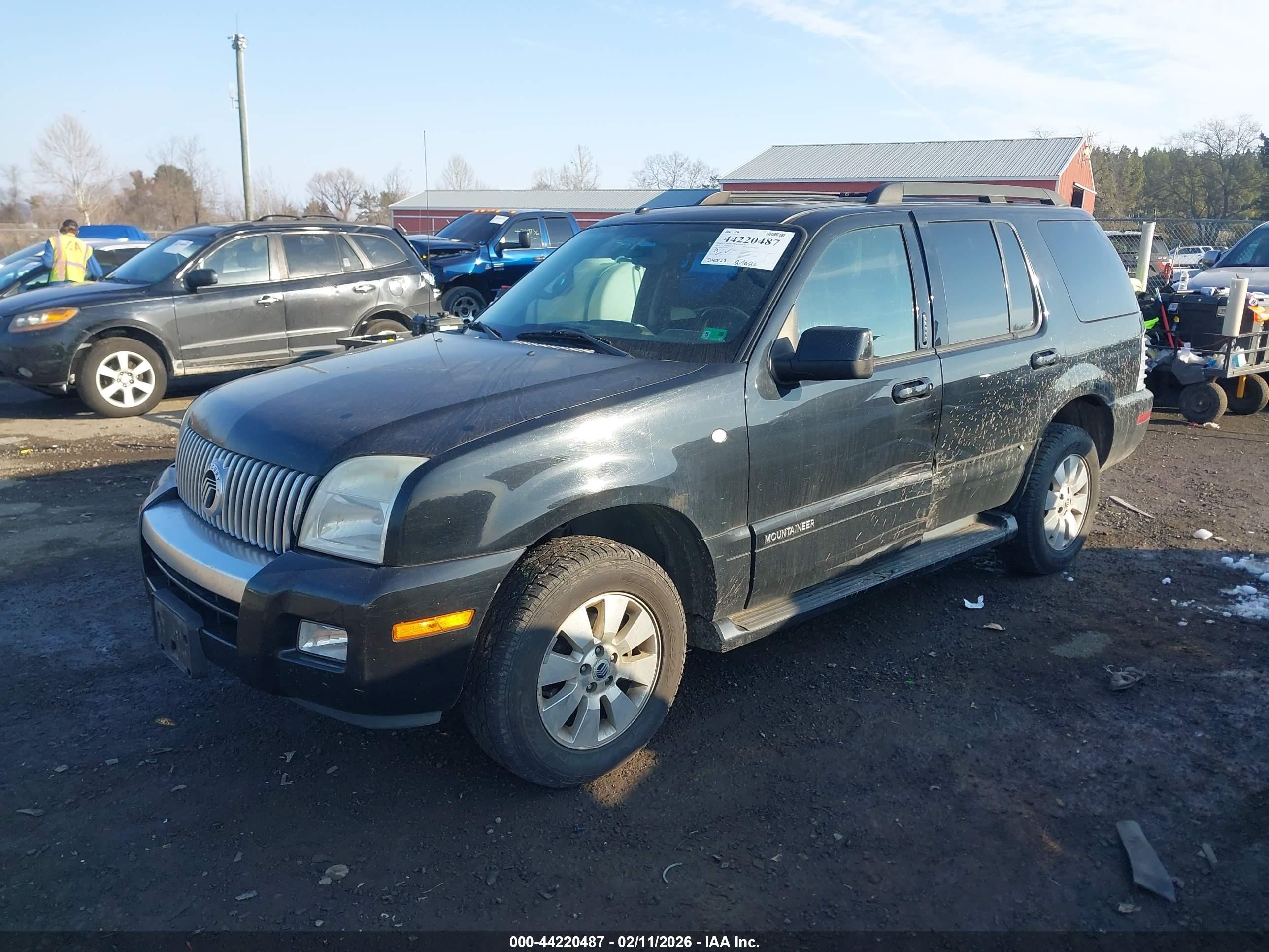 2007 Mercury Mountaineer   Black vin: 4M2EU47E97UJ00596
