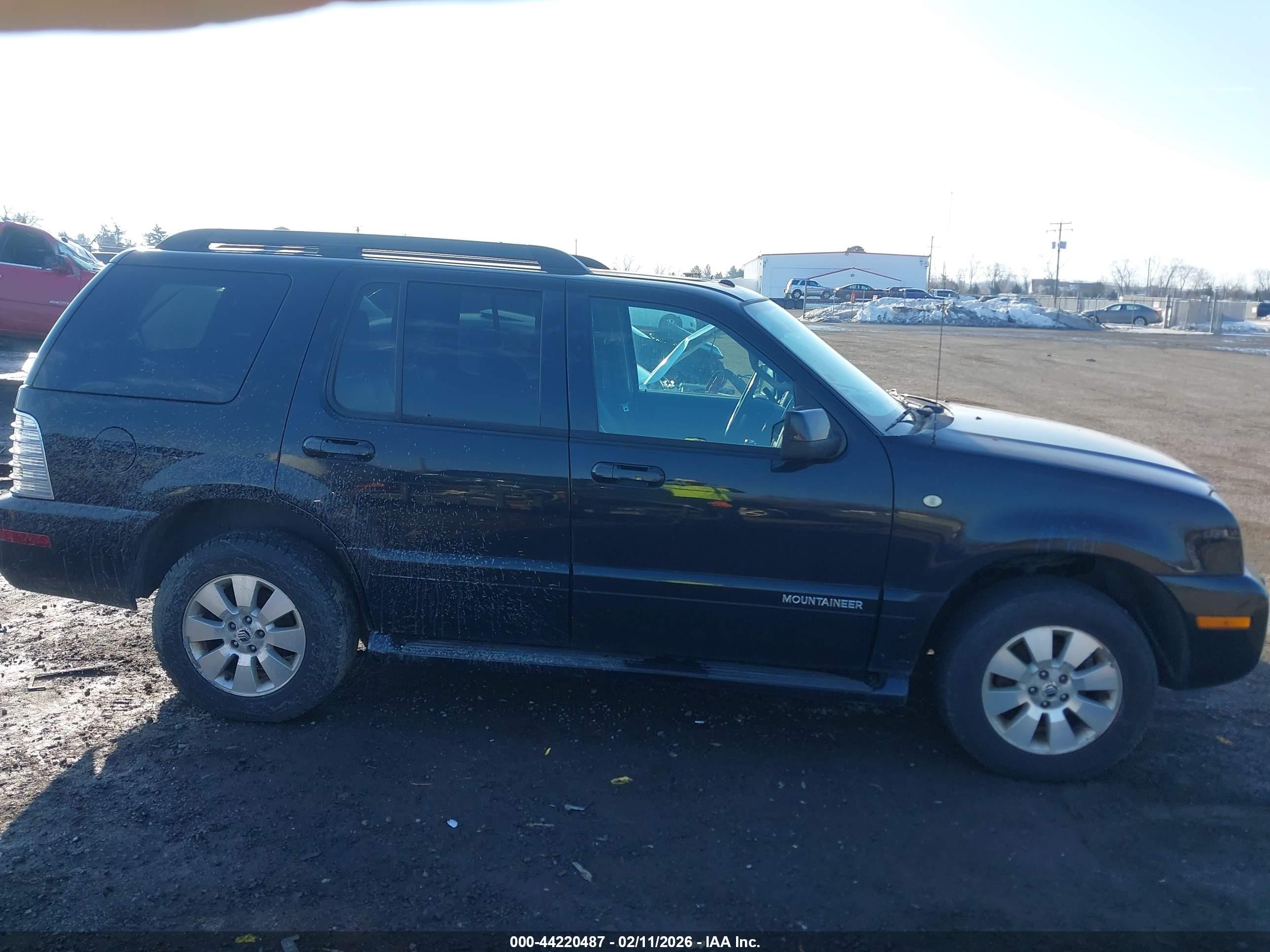 2007 Mercury Mountaineer   Black vin: 4M2EU47E97UJ00596