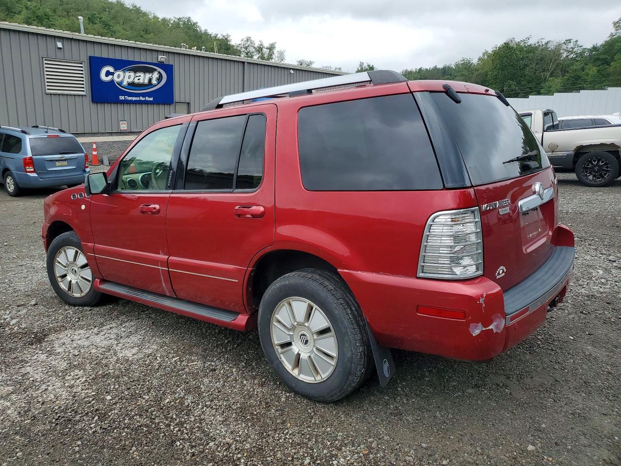 2006 Mercury Mountaineer Premier Red vin: 4M2EU48806UJ07122