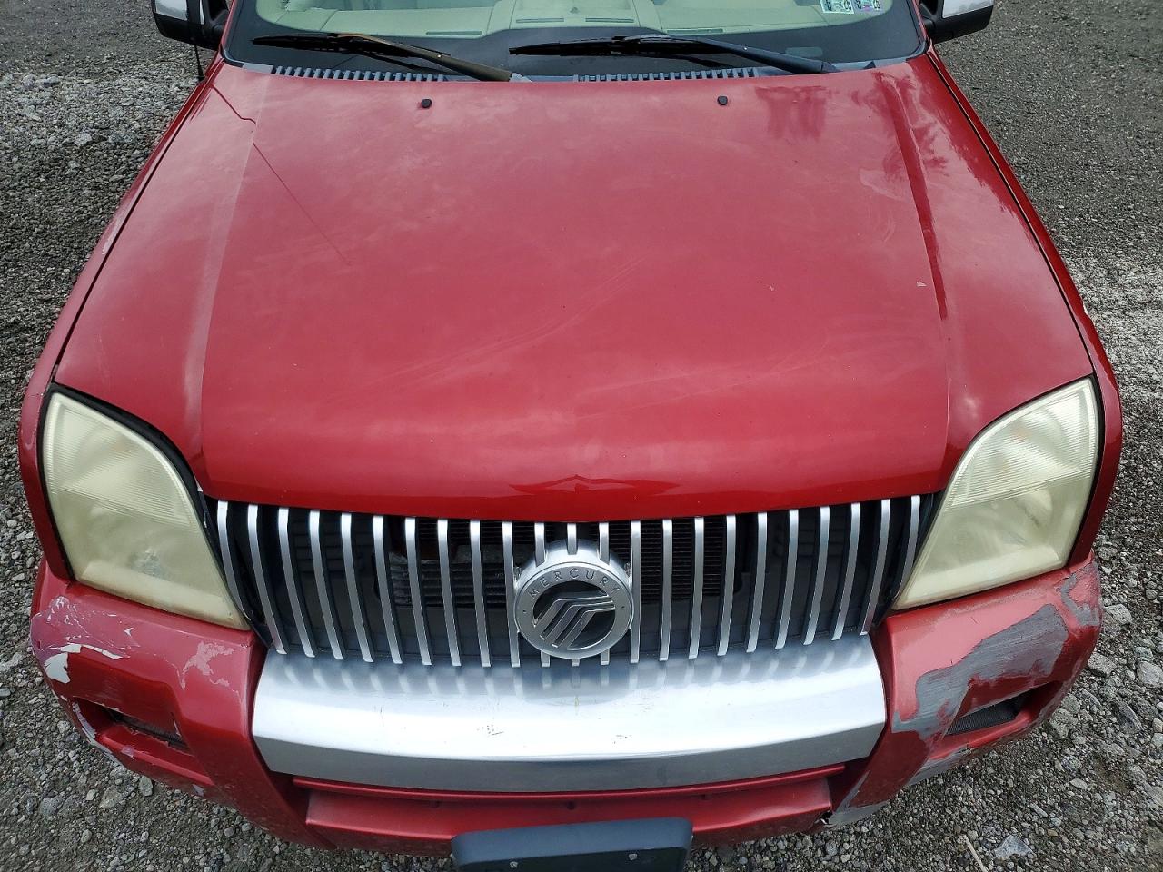 2006 Mercury Mountaineer Premier Red vin: 4M2EU48806UJ07122