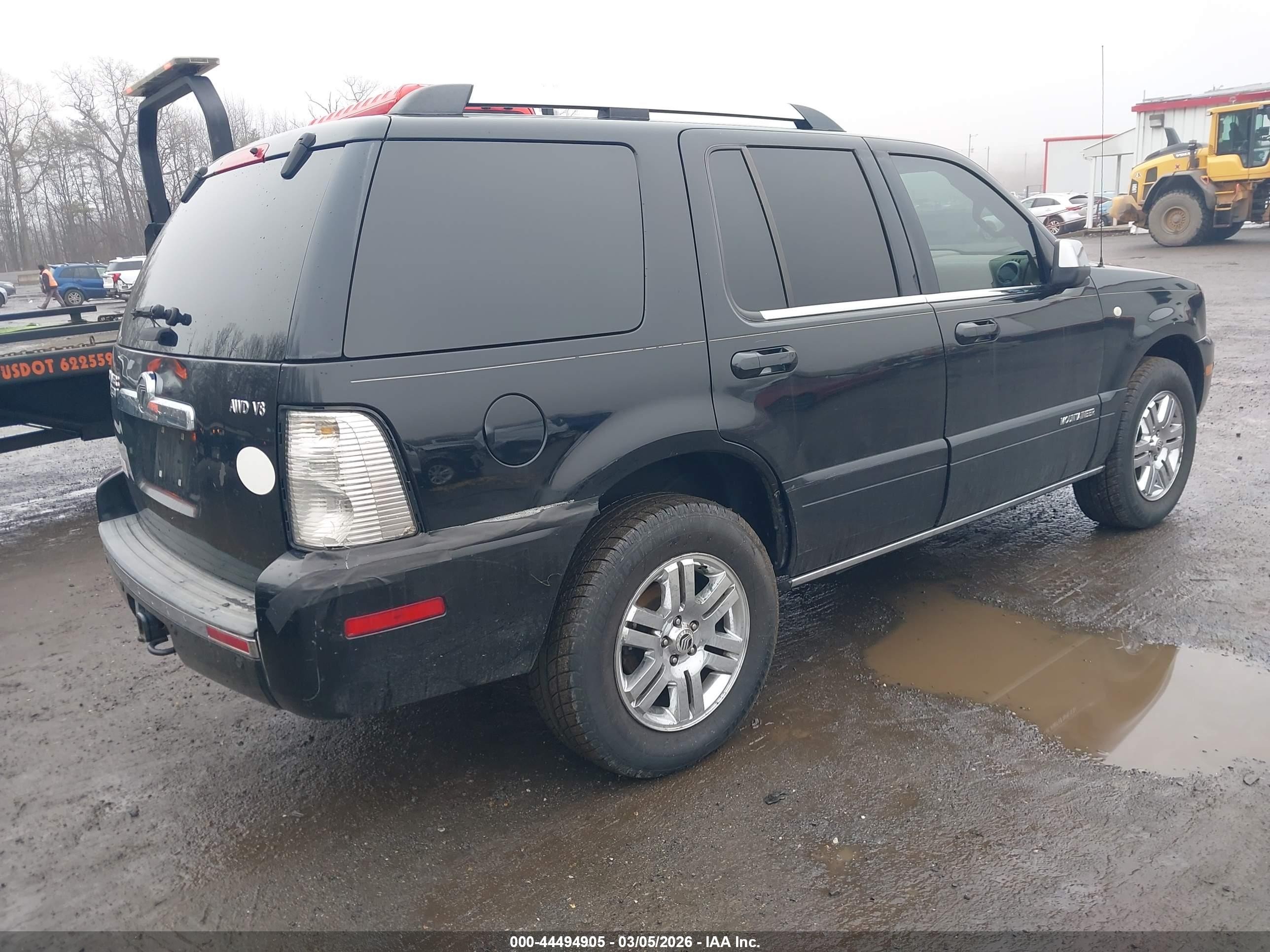 2008 Mercury Mountaineer Premier Черный vin: 4M2EU48808UJ01999