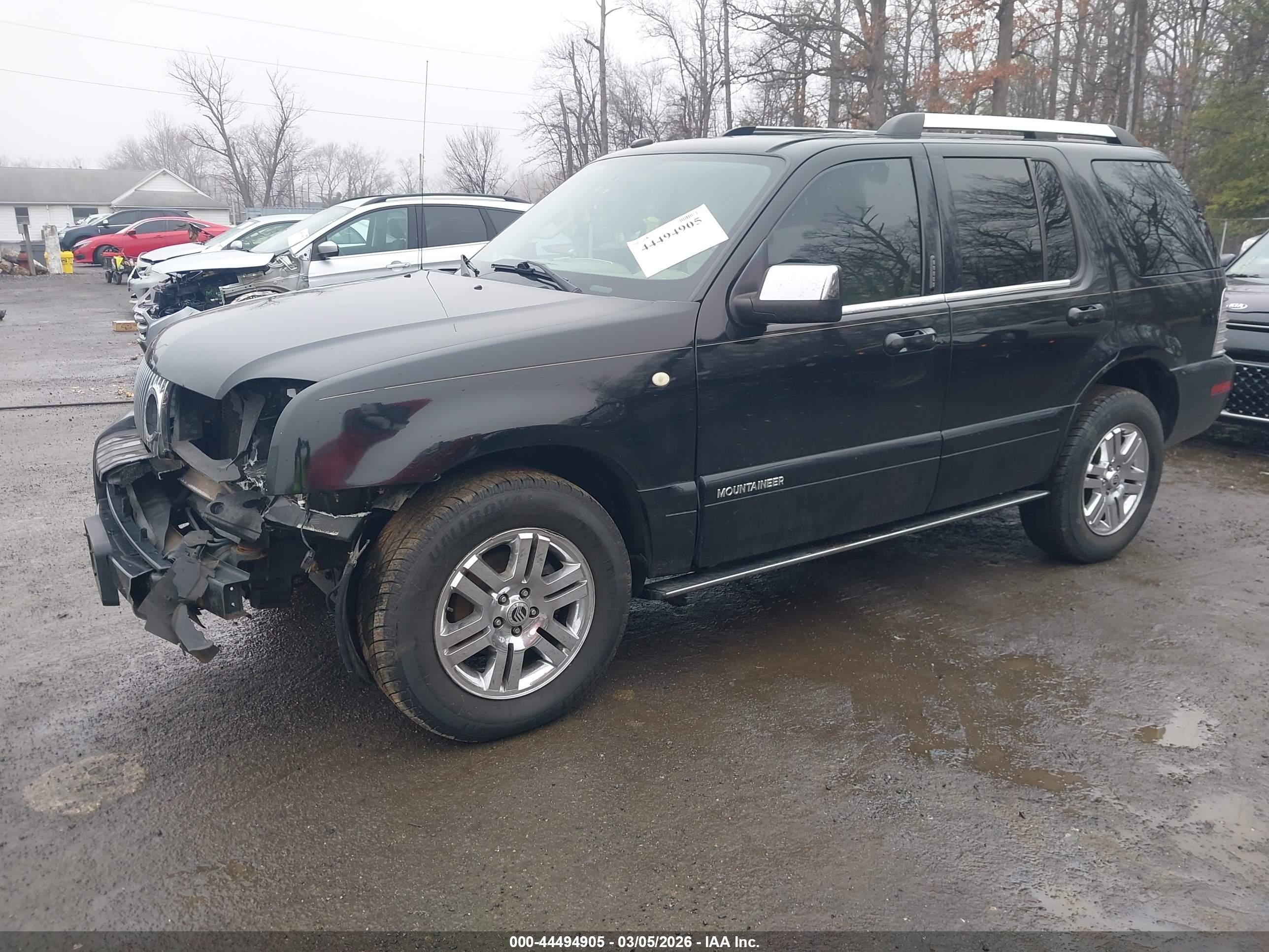 2008 Mercury Mountaineer Premier Черный vin: 4M2EU48808UJ01999