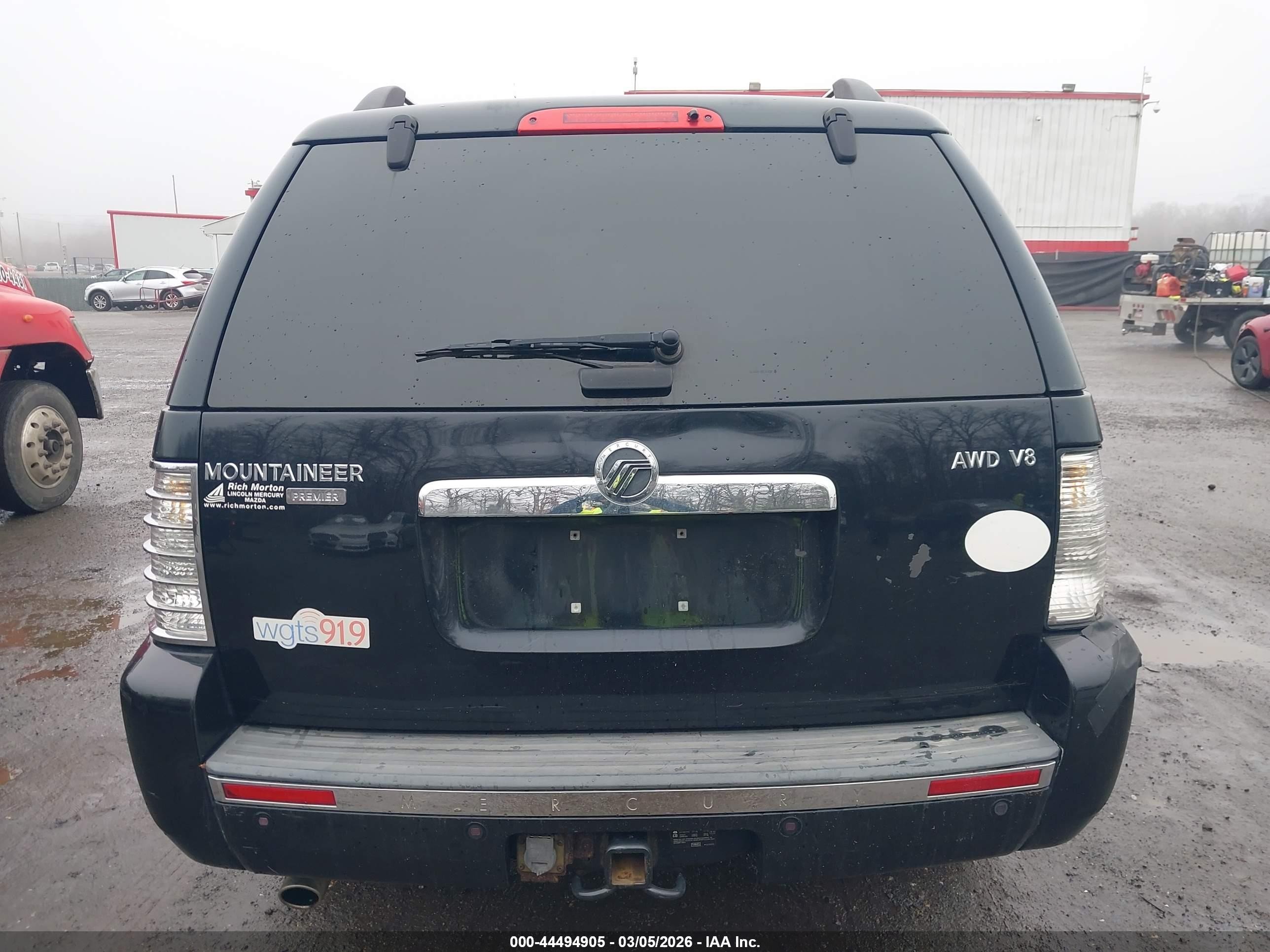 2008 Mercury Mountaineer Premier Черный vin: 4M2EU48808UJ01999