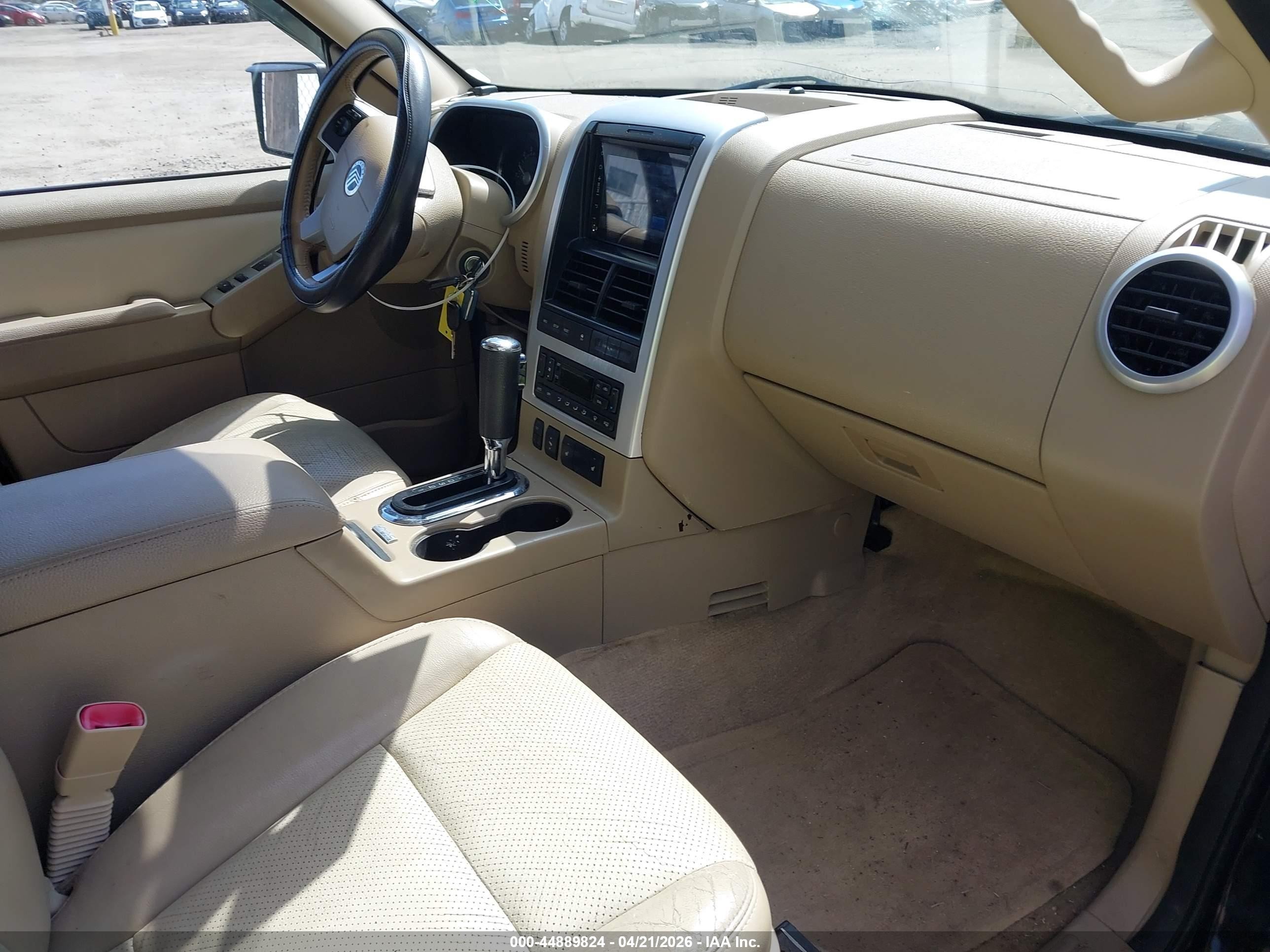 2009 Mercury Mountaineer Premier Black vin: 4M2EU48809UJ00983