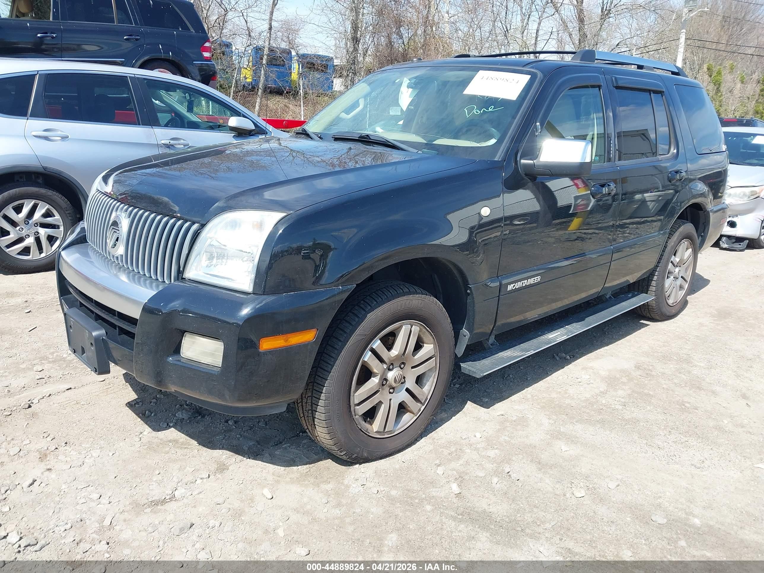 2009 Mercury Mountaineer Premier Black vin: 4M2EU48809UJ00983