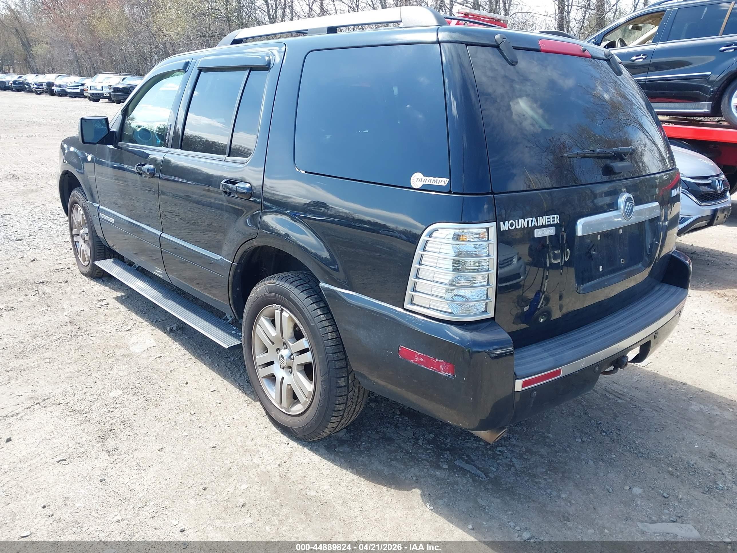 2009 Mercury Mountaineer Premier Black vin: 4M2EU48809UJ00983