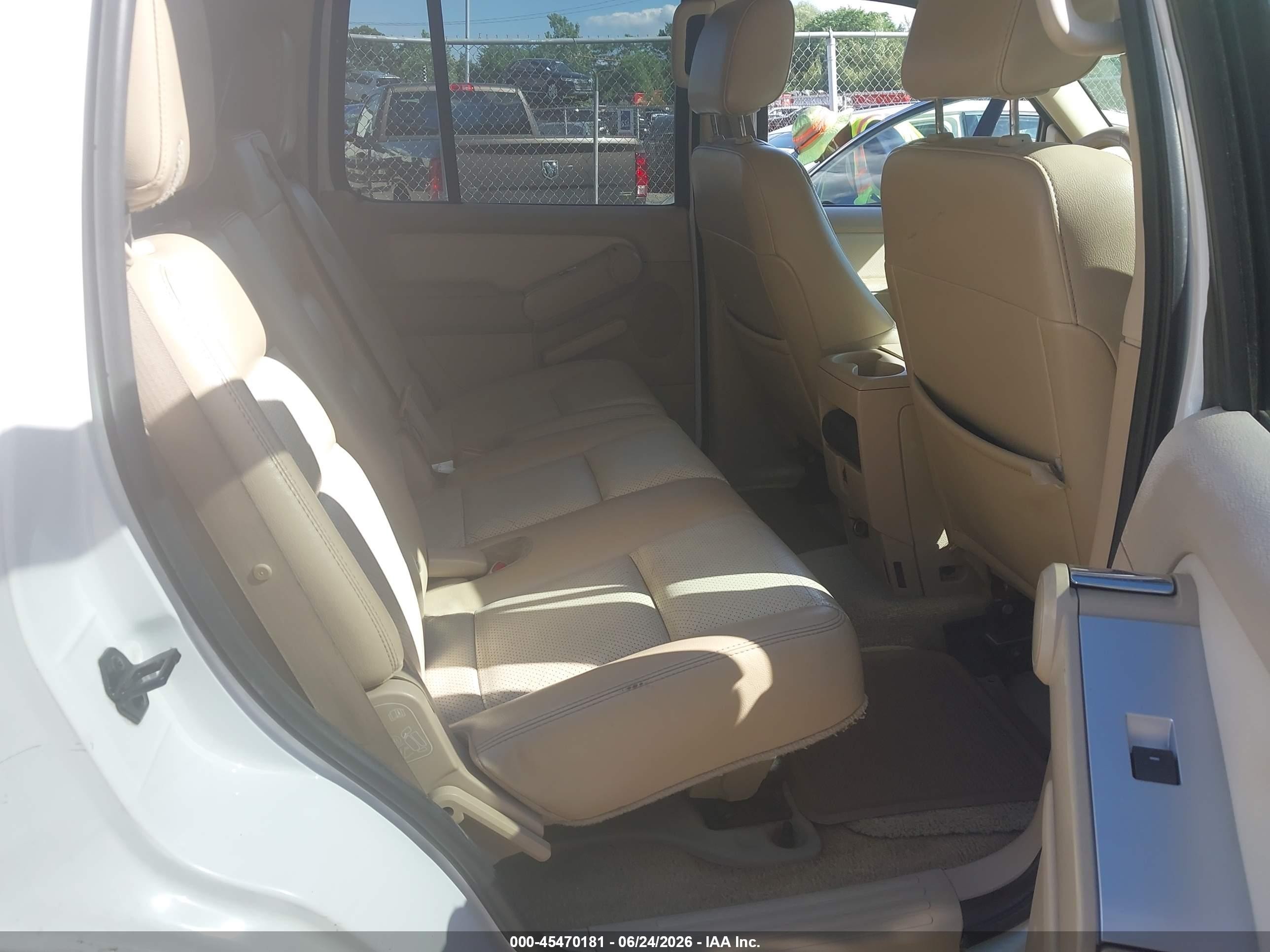 2006 Mercury Mountaineer Premier White vin: 4M2EU48816UJ24057