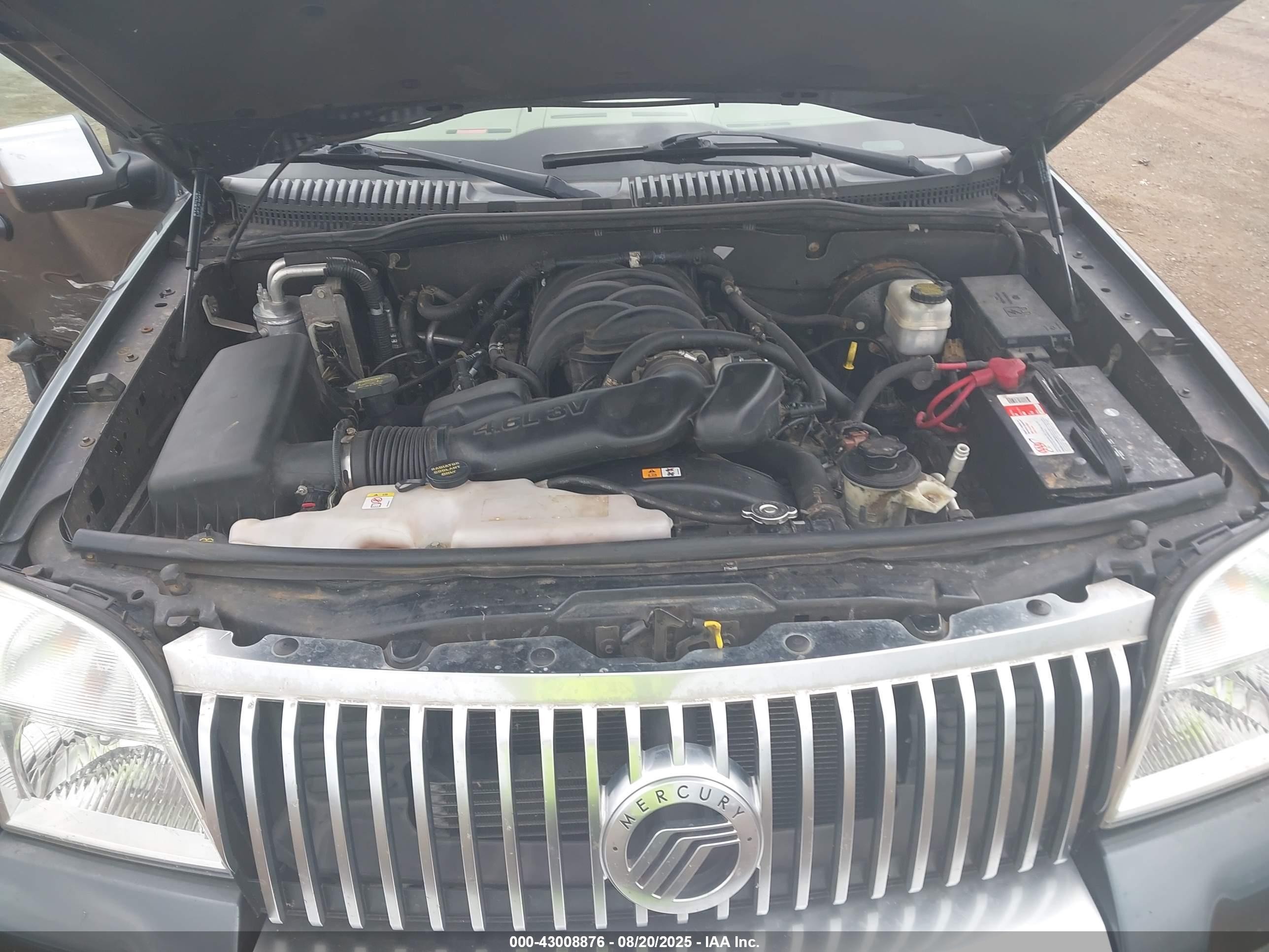 2009 Mercury Mountaineer Premier Black vin: 4M2EU48819UJ02032