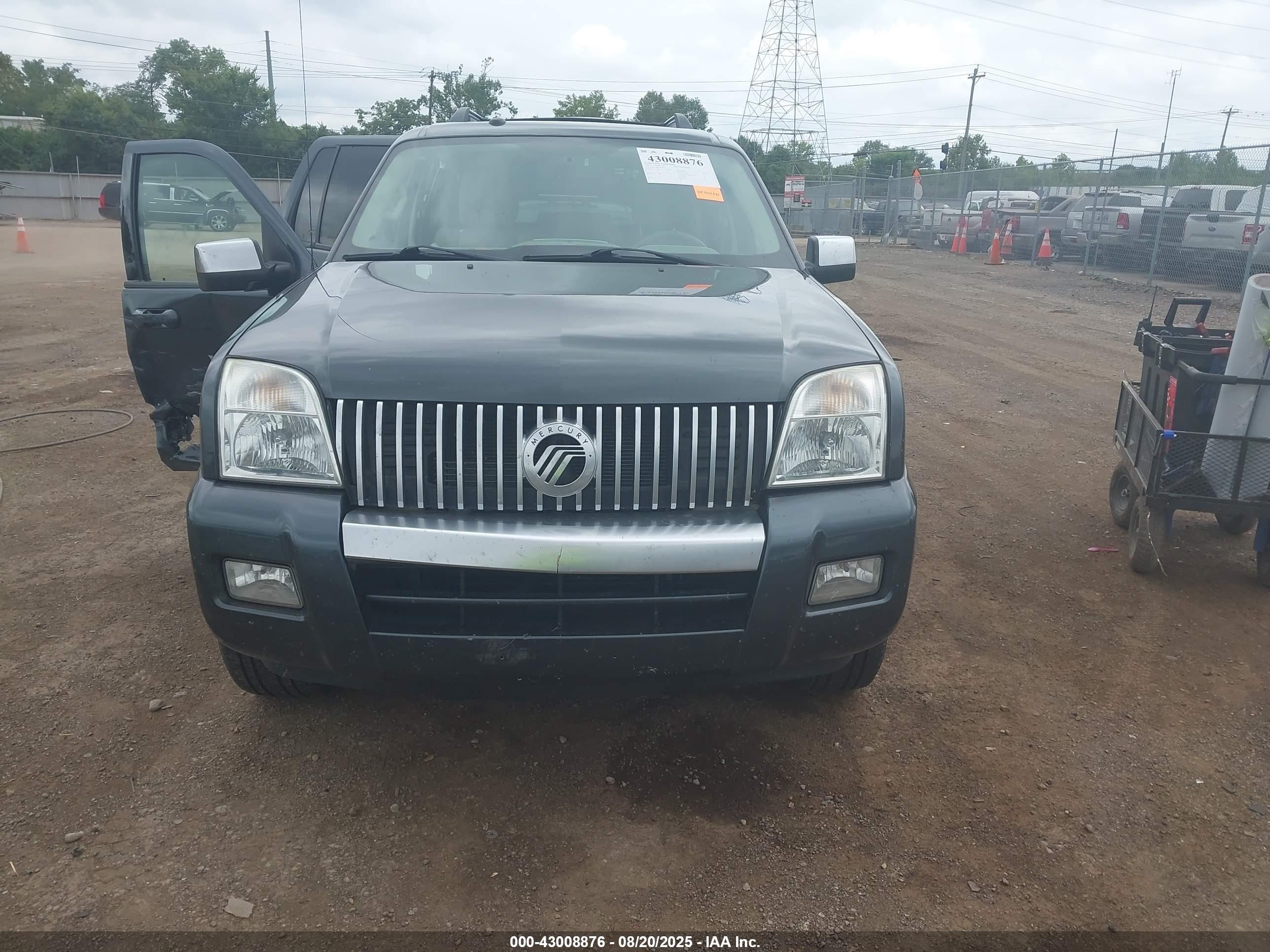 2009 Mercury Mountaineer Premier Black vin: 4M2EU48819UJ02032