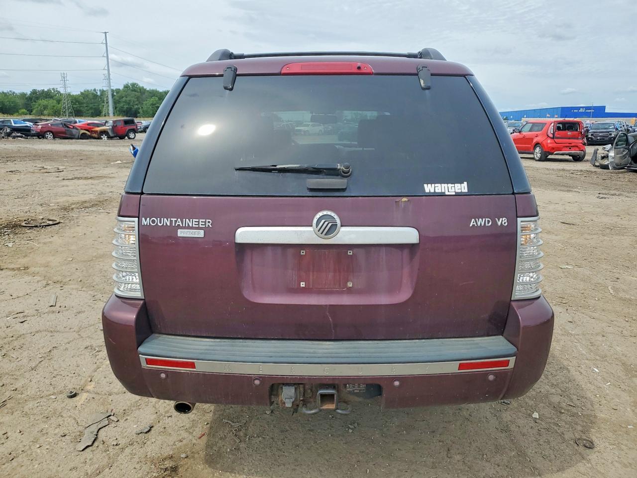 2007 Mercury Mountaineer Premier Темно-бордовый vin: 4M2EU48847UJ14298