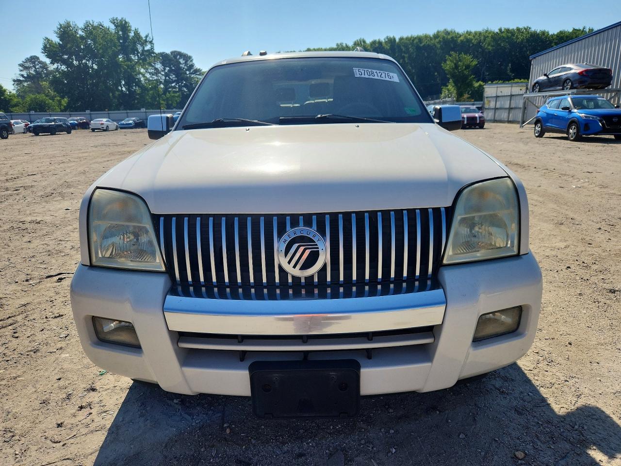 2008 Mercury Mountaineer Premier White vin: 4M2EU48858UJ03991