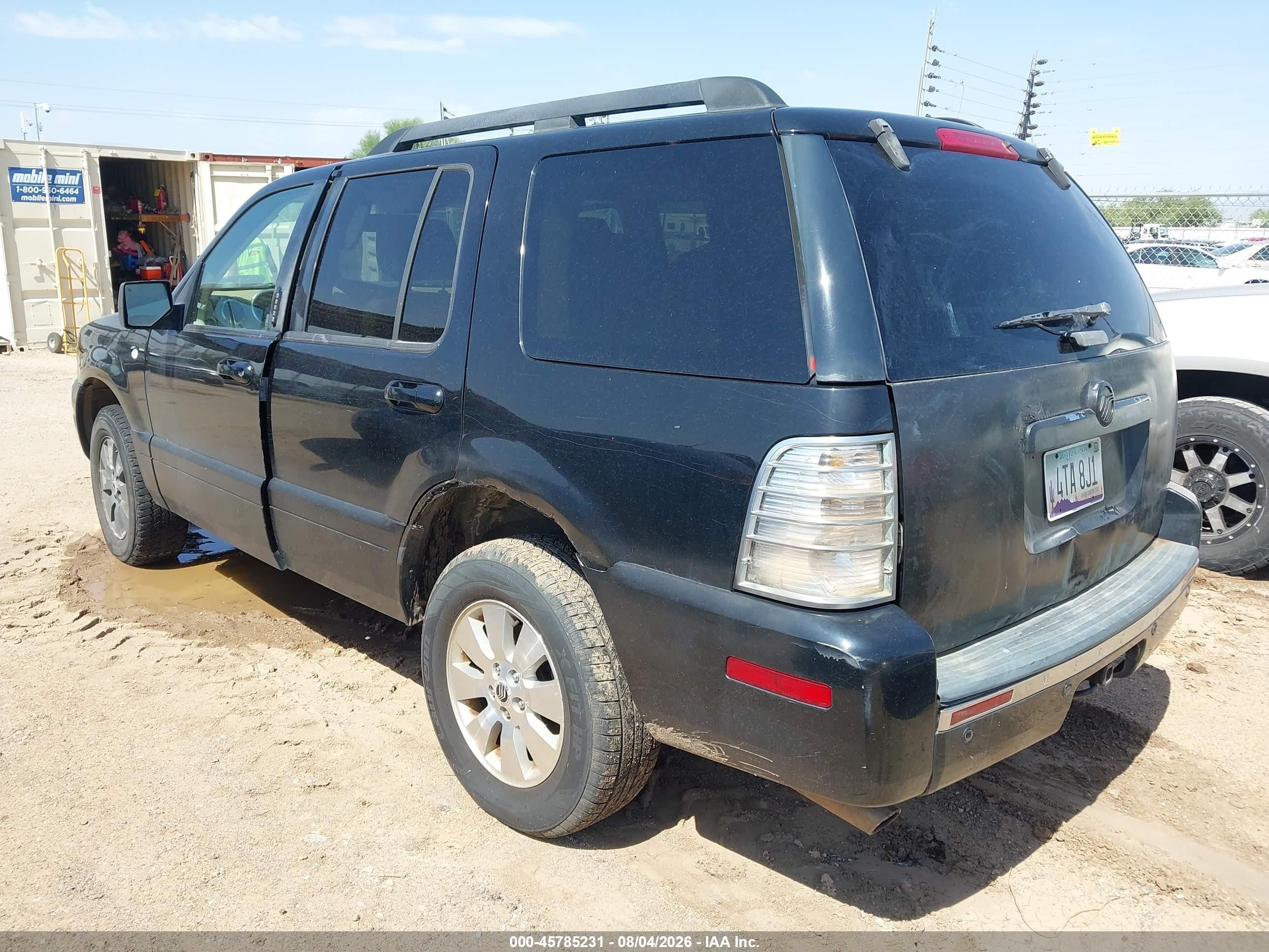 2006 Mercury Mountaineer Premier Black vin: 4M2EU48866UJ03902