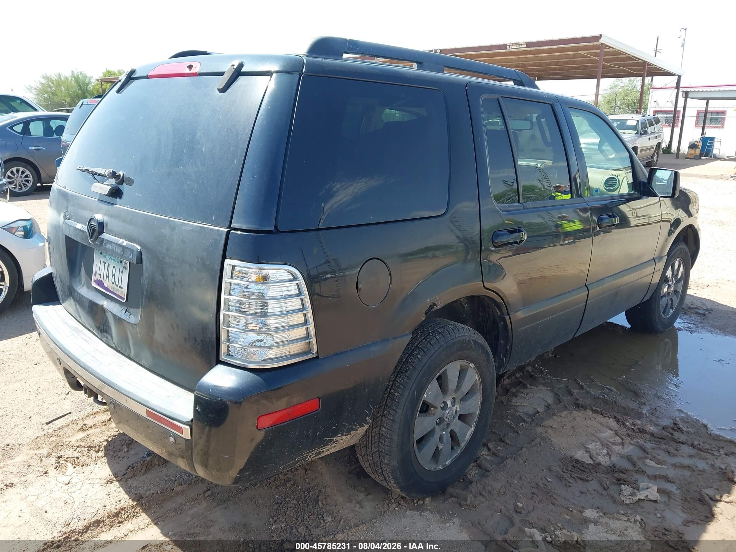2006 Mercury Mountaineer Premier Black vin: 4M2EU48866UJ03902