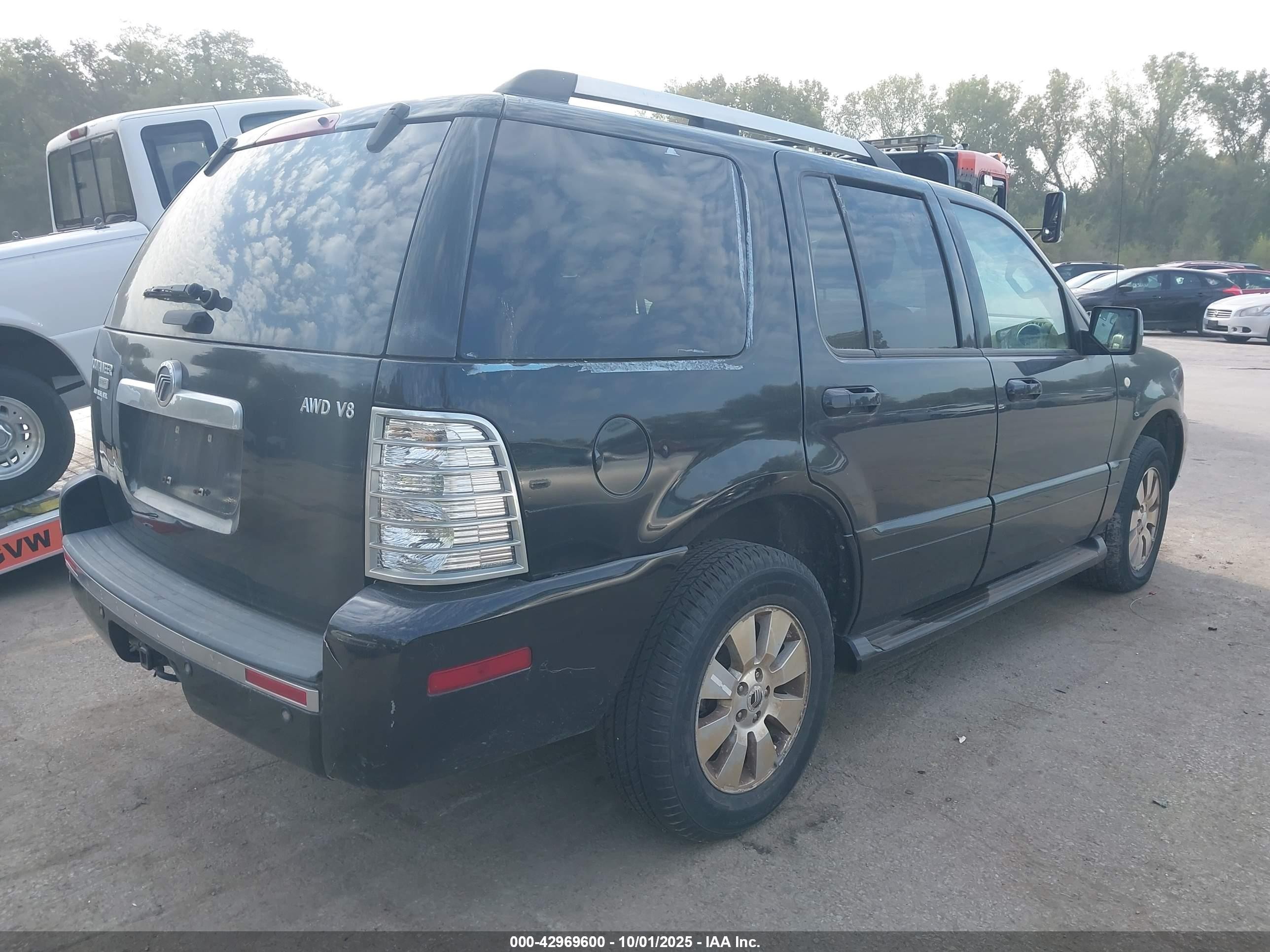 2006 Mercury Mountaineer Premier Black vin: 4M2EU48866UJ22577