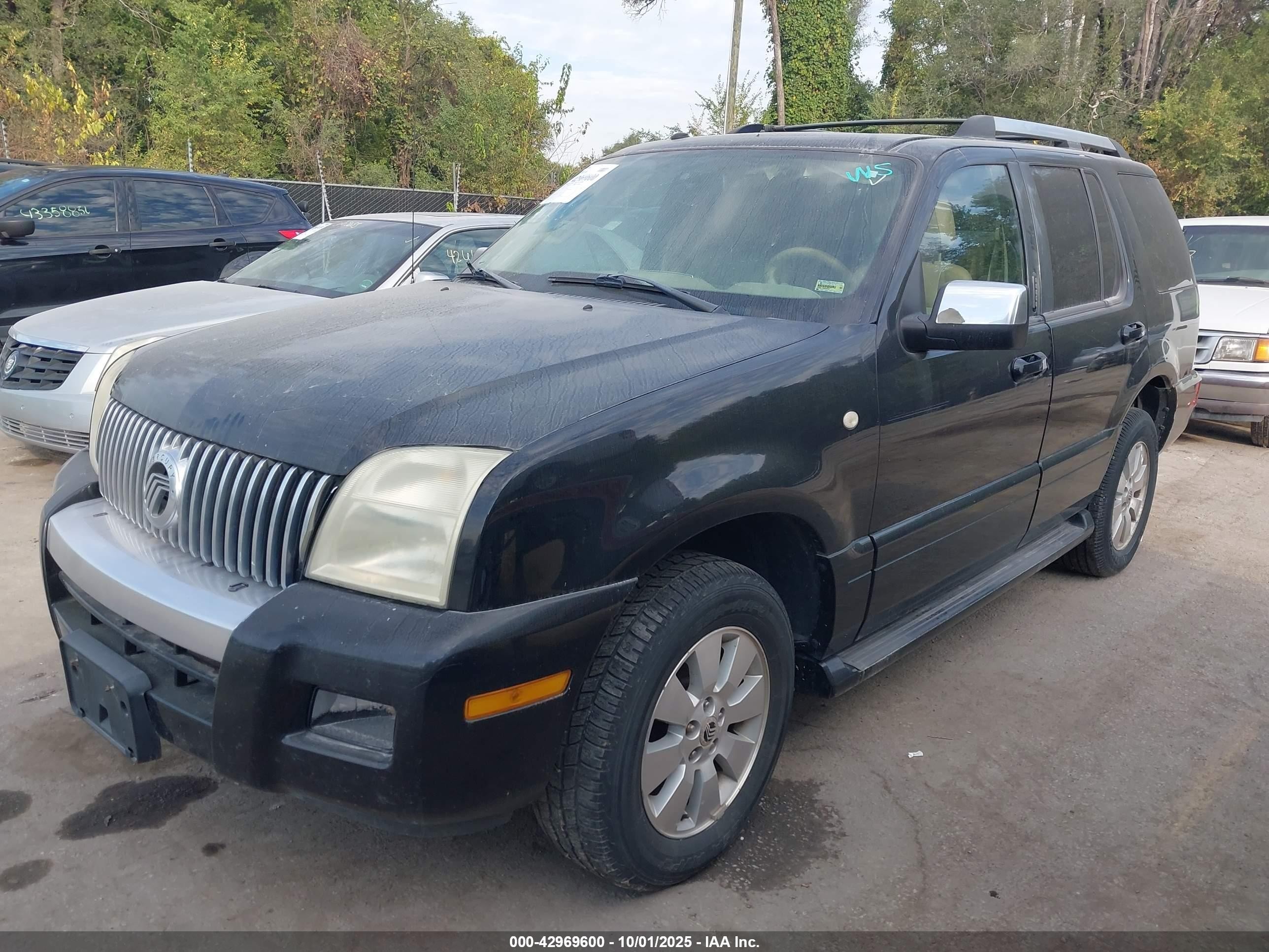 2006 Mercury Mountaineer Premier Black vin: 4M2EU48866UJ22577