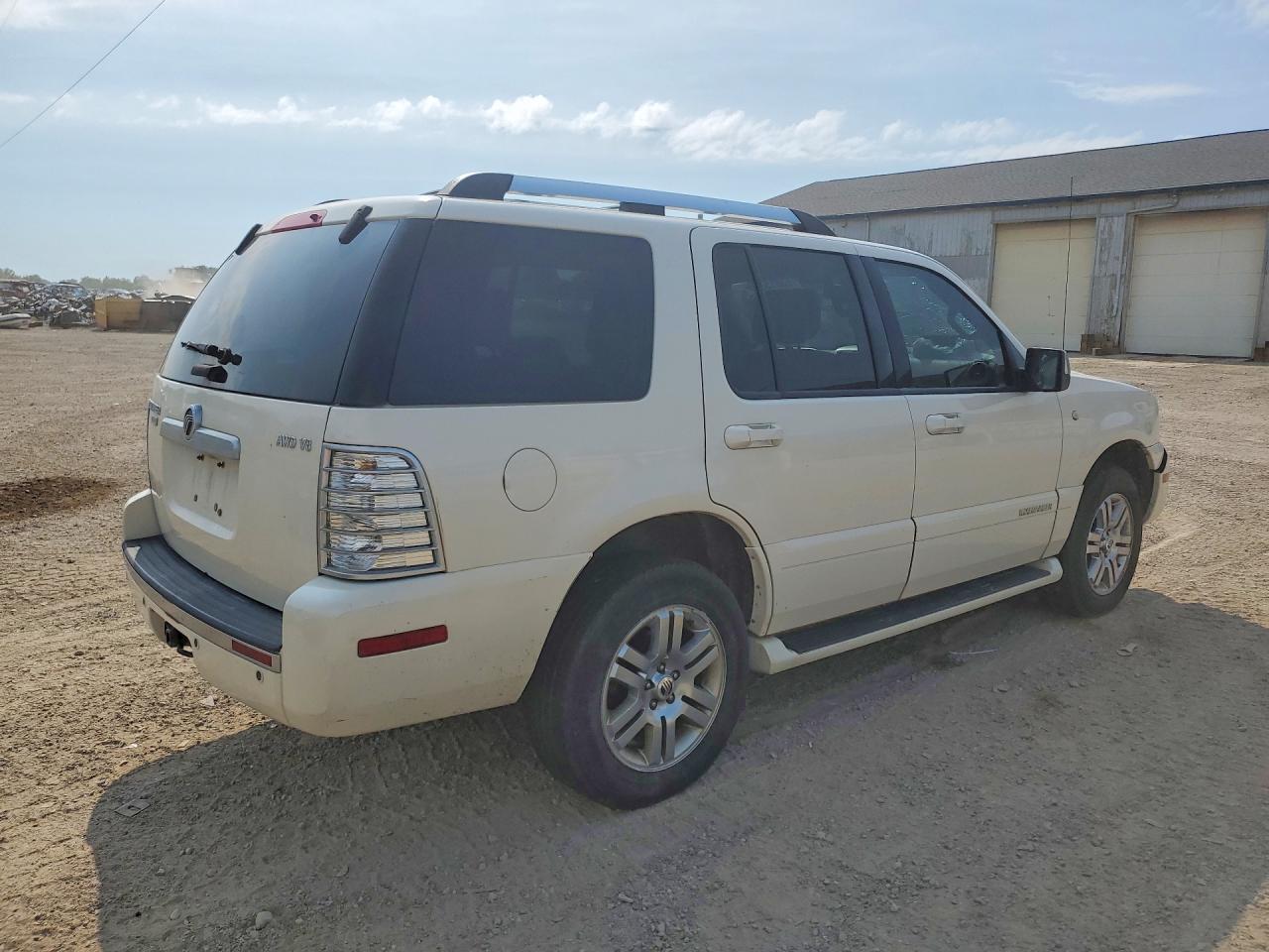 2008 Mercury Mountaineer Premier White vin: 4M2EU48868UJ05877