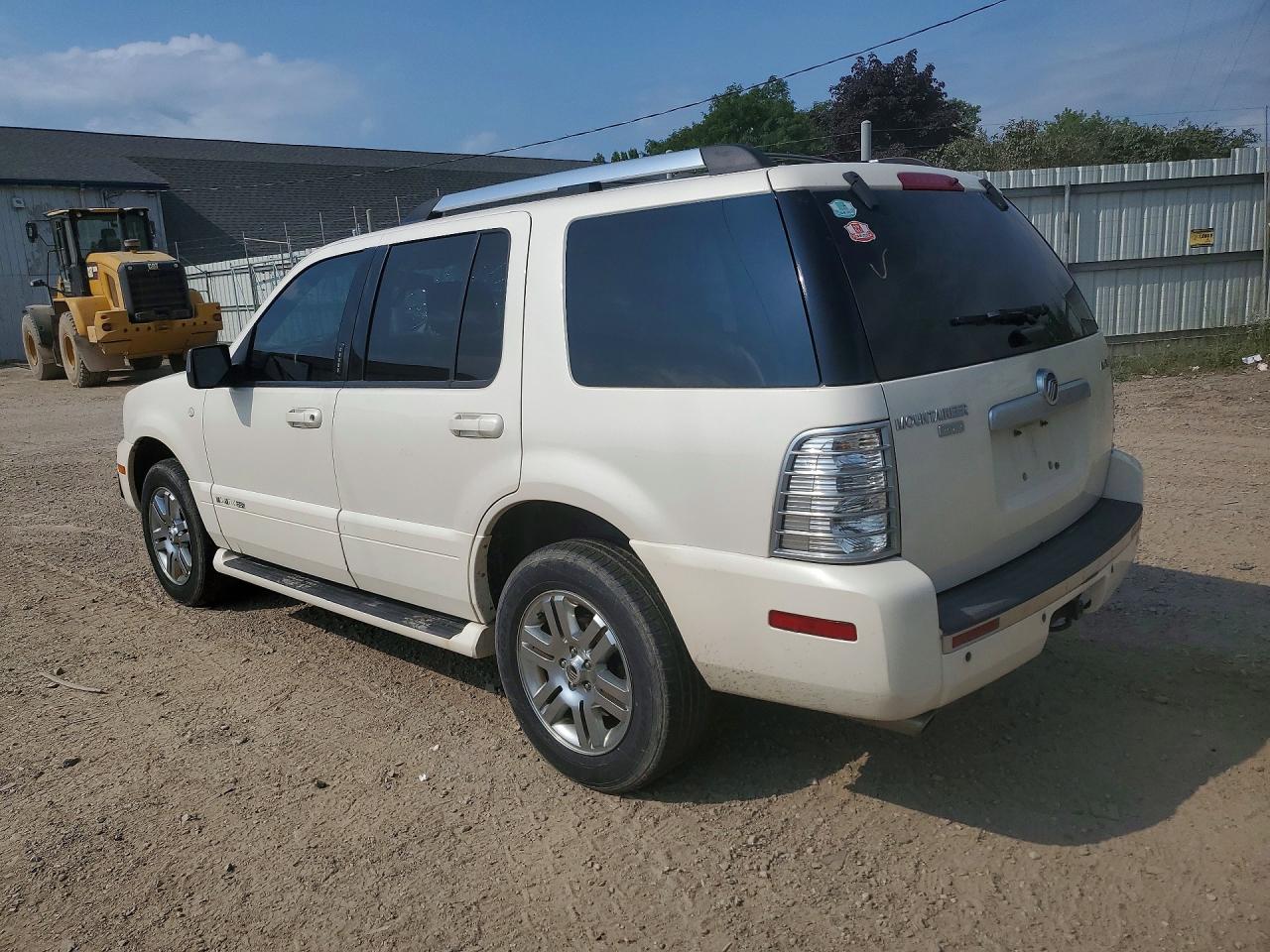 2008 Mercury Mountaineer Premier White vin: 4M2EU48868UJ05877