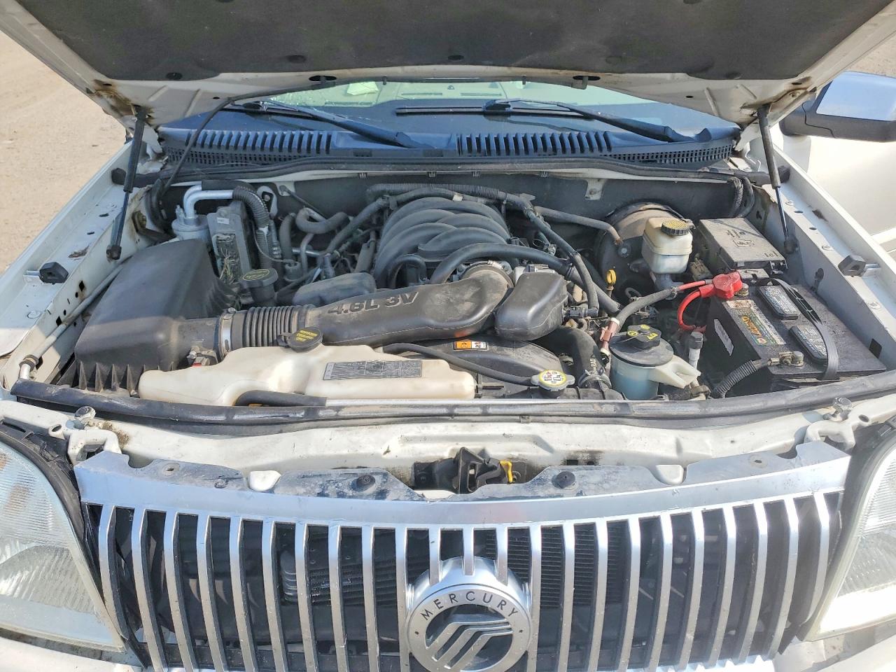 2008 Mercury Mountaineer Premier White vin: 4M2EU48868UJ05877