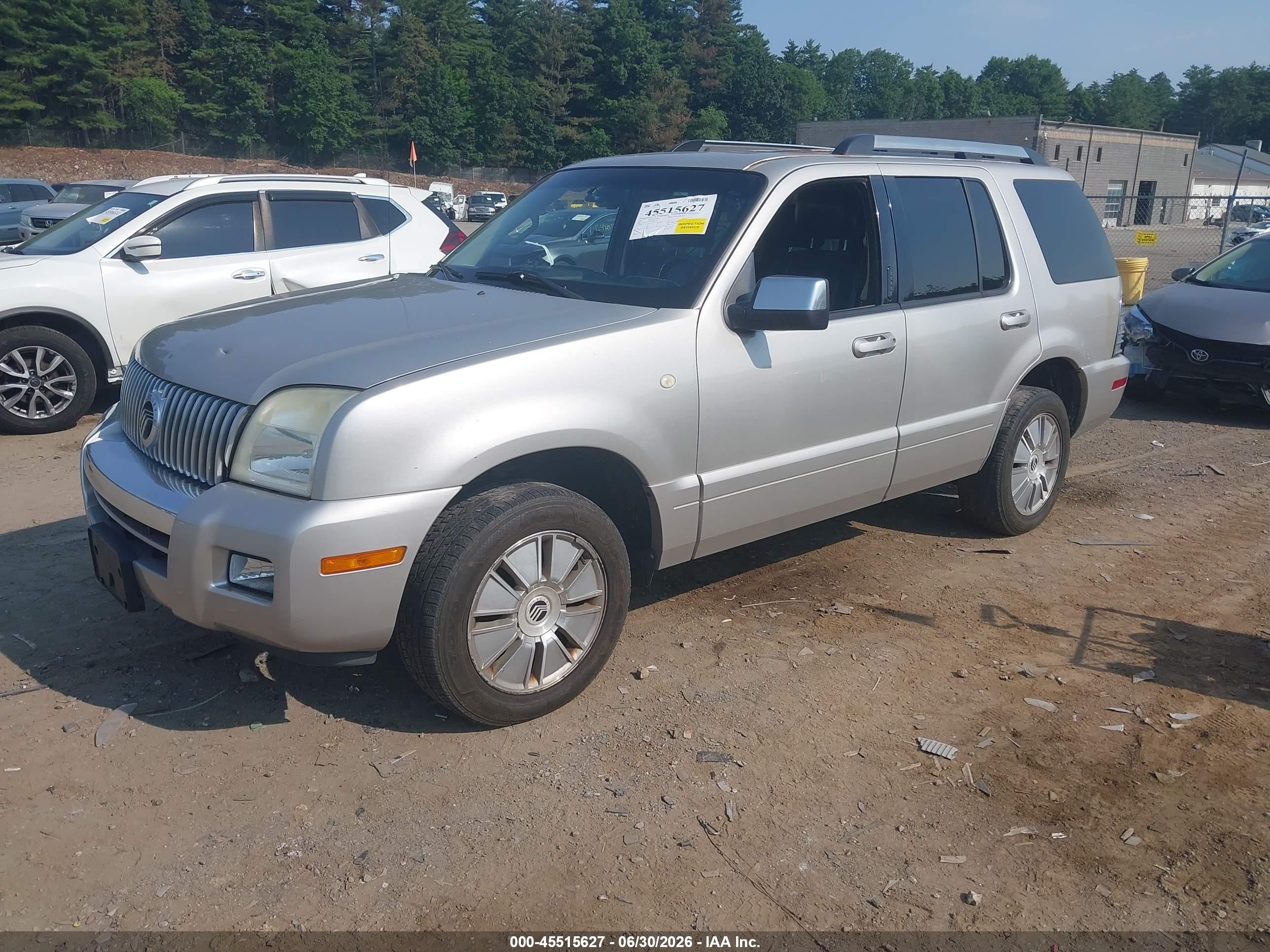 2006 Mercury Mountaineer Premier Silver vin: 4M2EU48876UJ00054