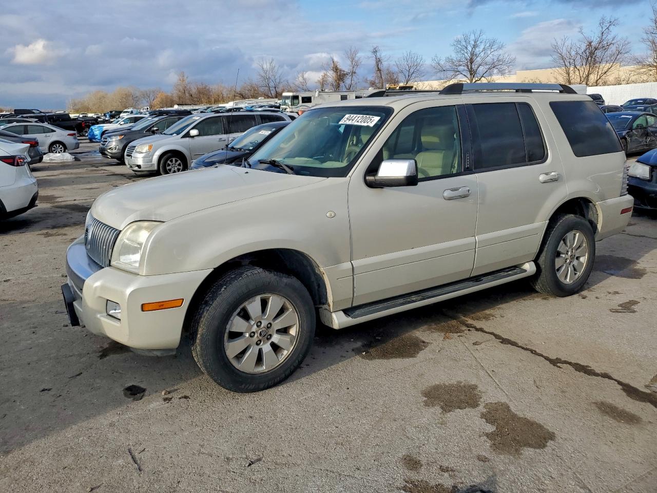 2006 Mercury Mountaineer Premier White vin: 4M2EU48876ZJ01210