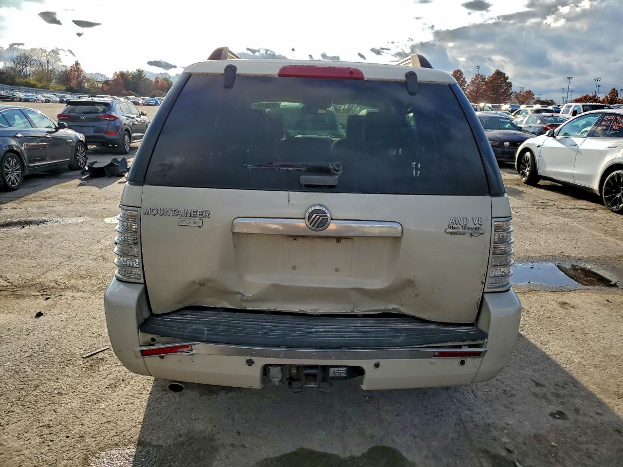 2006 Mercury Mountaineer Premier White vin: 4M2EU48876ZJ01210