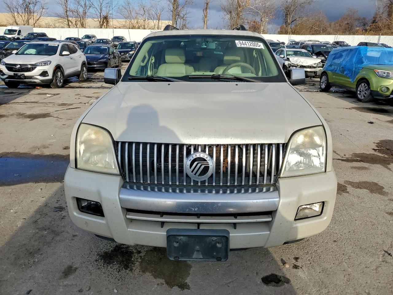 2006 Mercury Mountaineer Premier White vin: 4M2EU48876ZJ01210