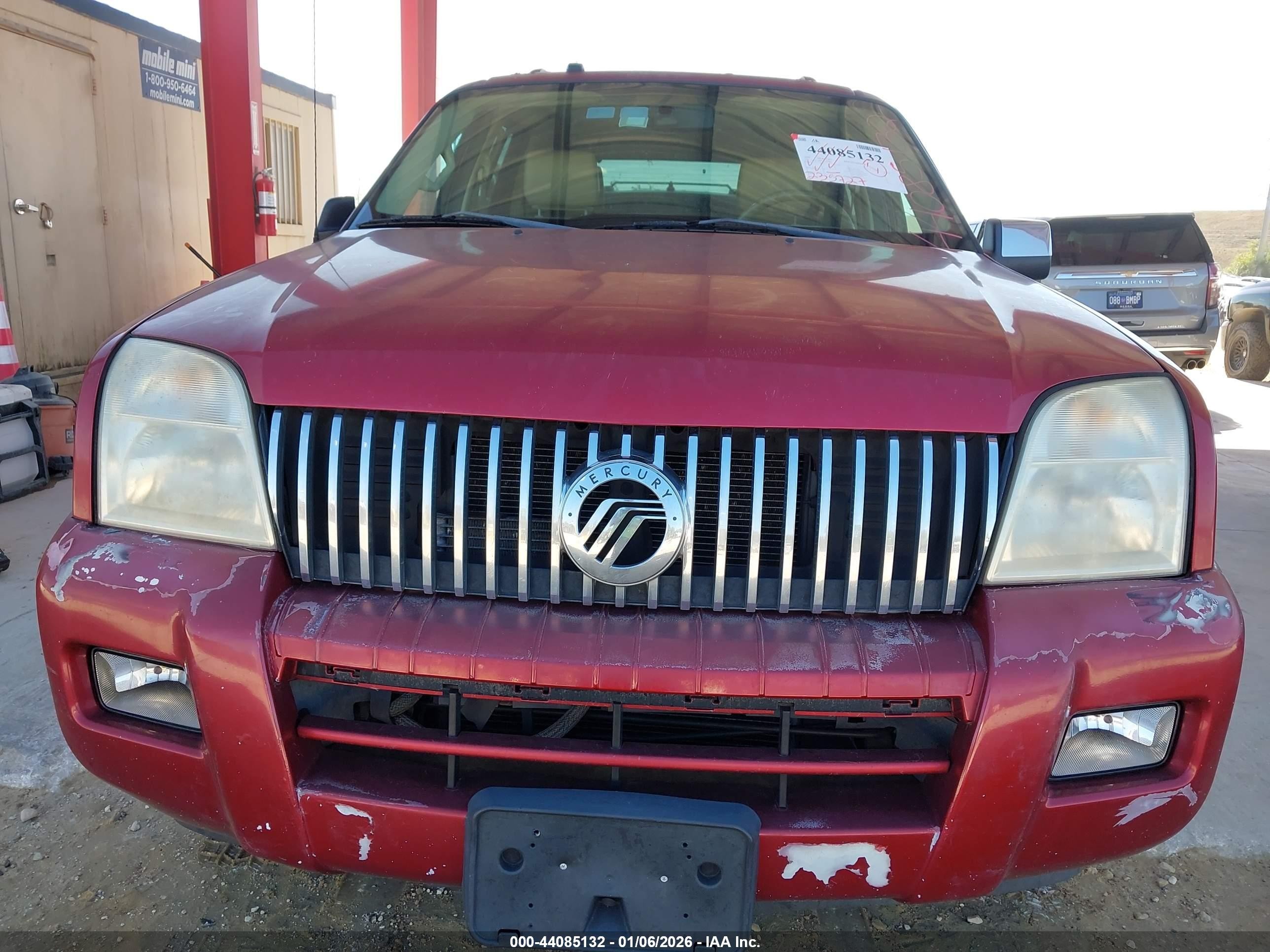 2008 Mercury Mountaineer Premier Burgundy vin: 4M2EU48878UJ05807