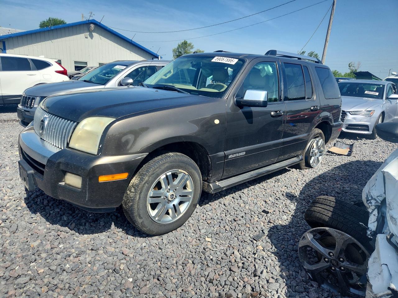 2008 Mercury Mountaineer Premier Gray vin: 4M2EU48888UJ00907