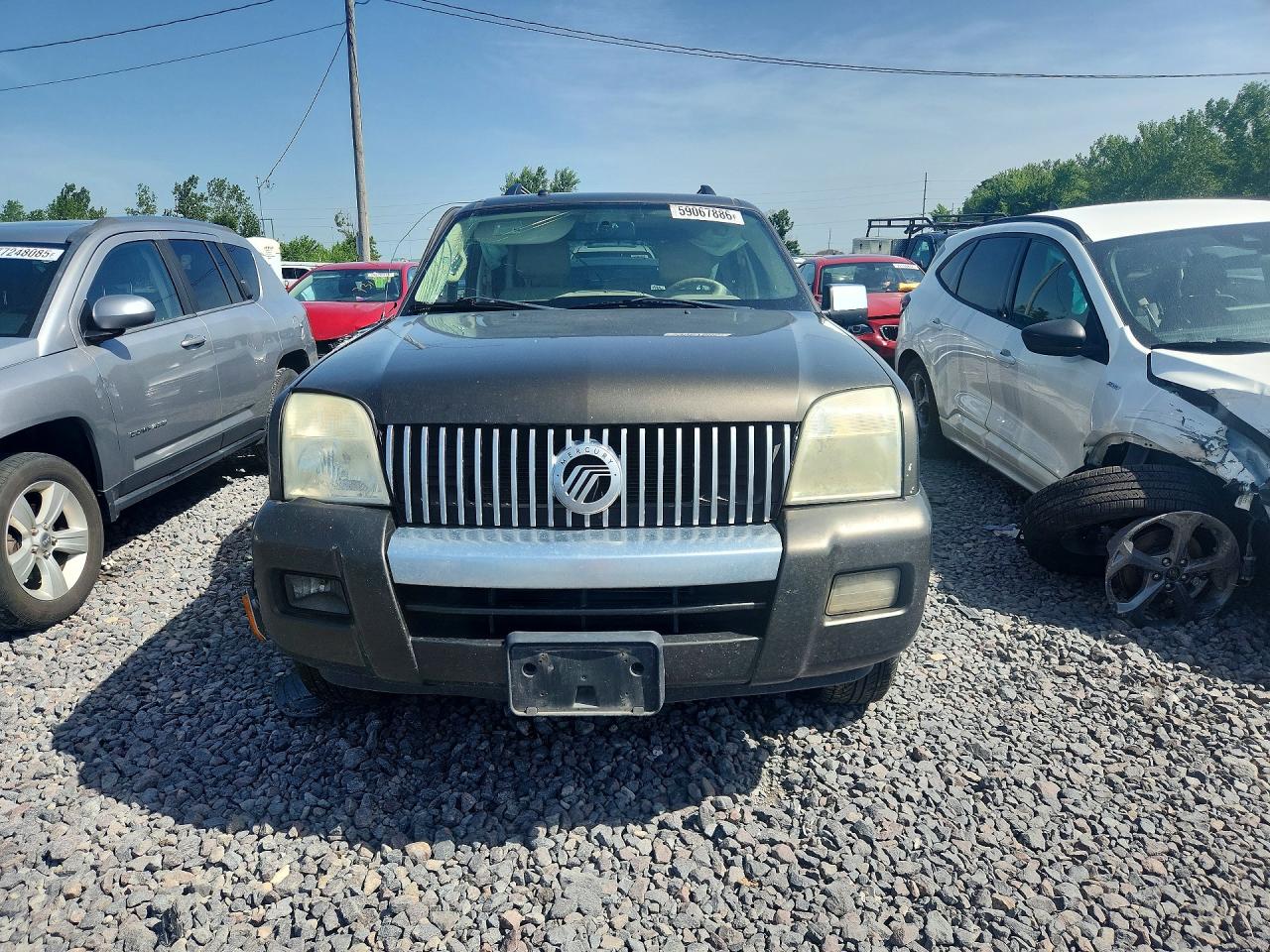 2008 Mercury Mountaineer Premier Gray vin: 4M2EU48888UJ00907