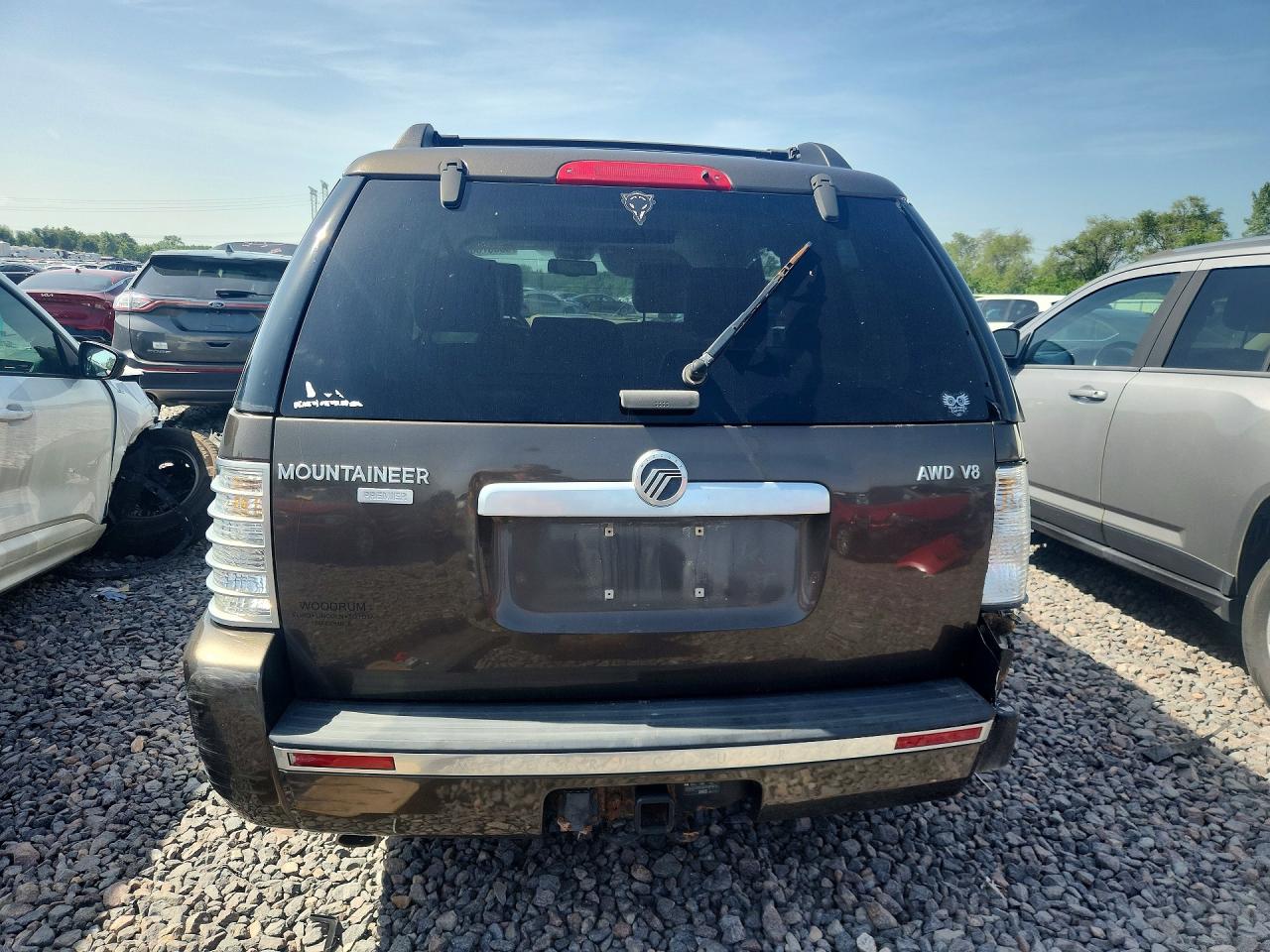 2008 Mercury Mountaineer Premier Gray vin: 4M2EU48888UJ00907