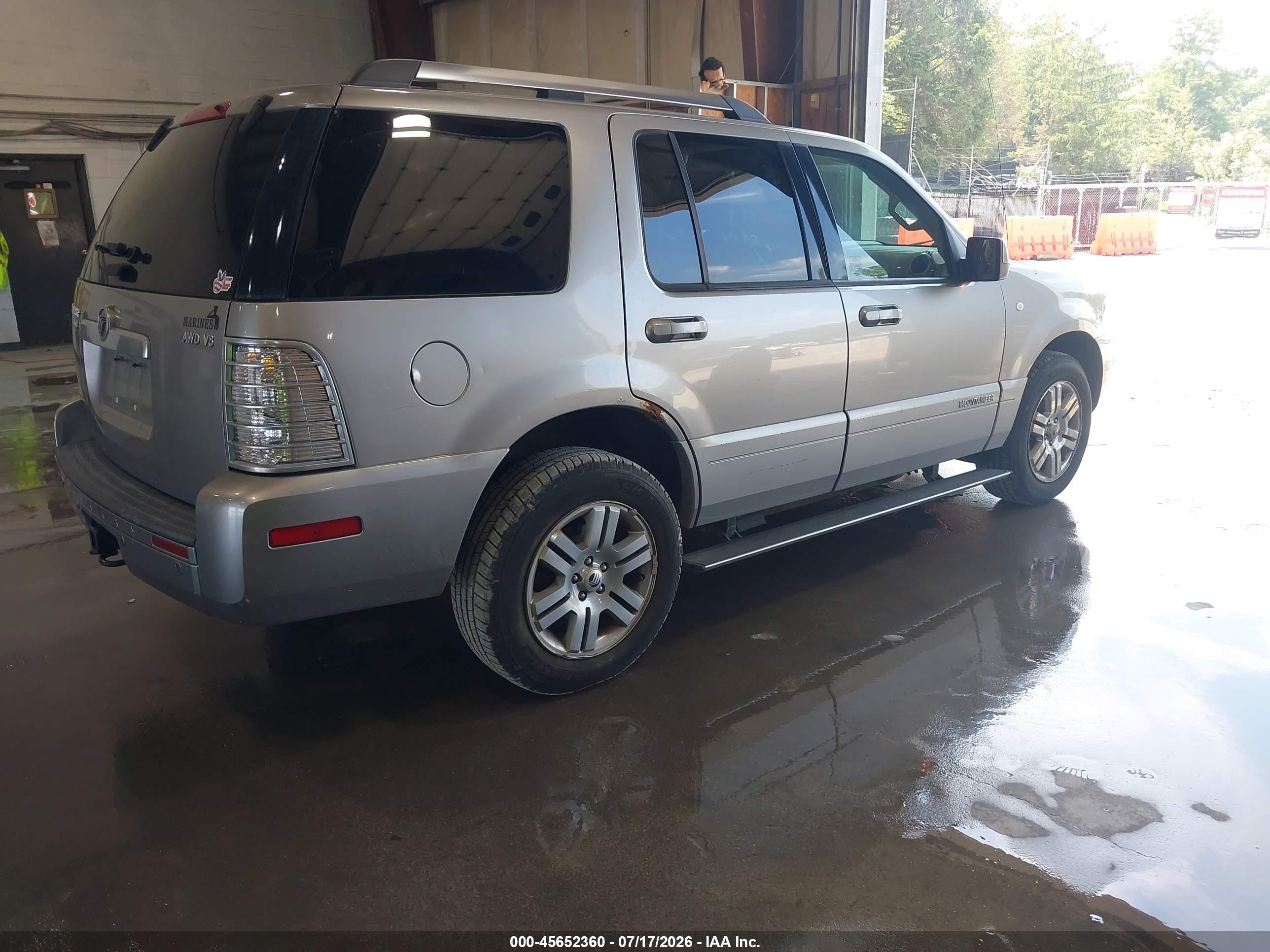 2008 Mercury Mountaineer Premier Gray vin: 4M2EU48888UJ14323