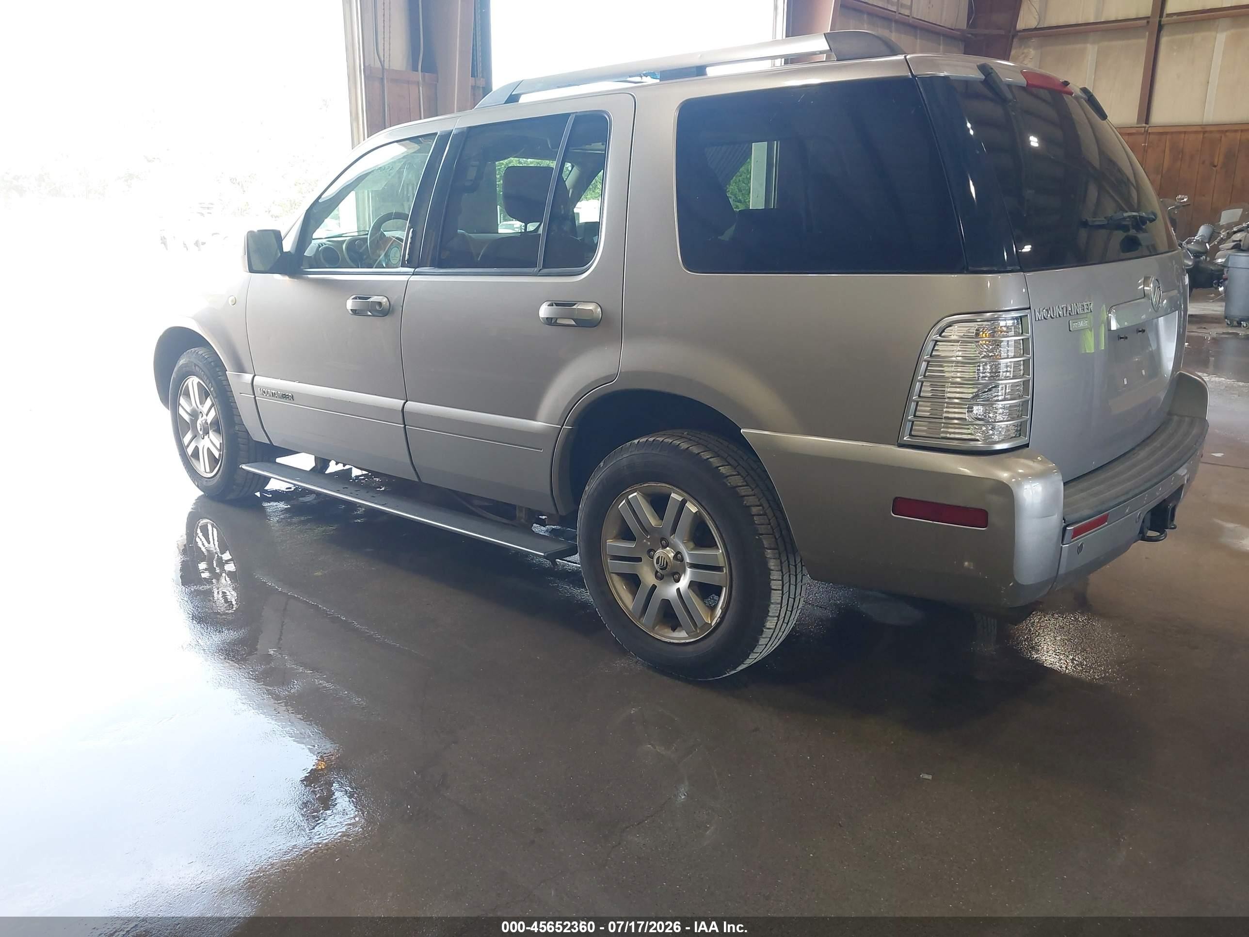 2008 Mercury Mountaineer Premier Gray vin: 4M2EU48888UJ14323