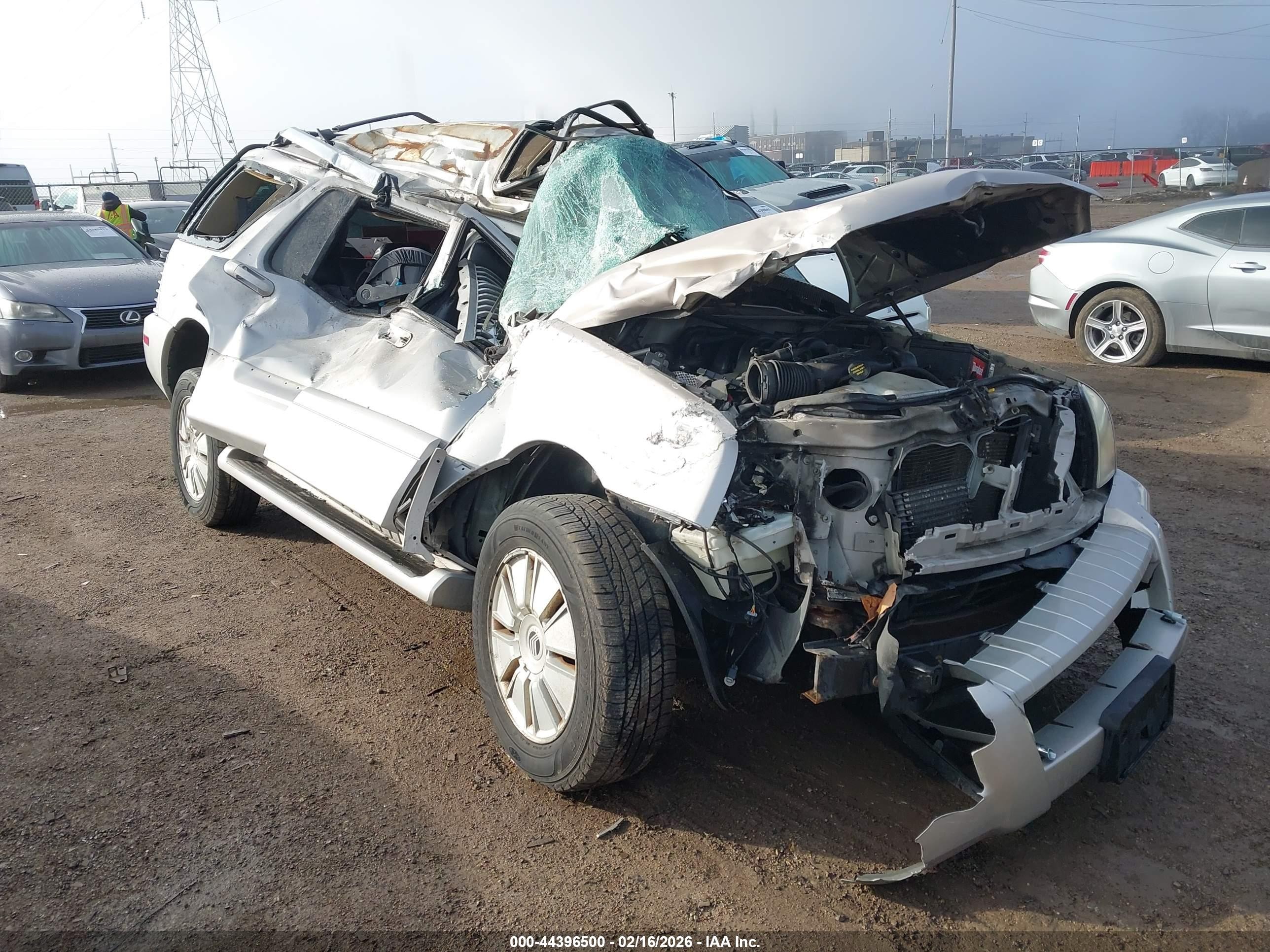 2006 Mercury Mountaineer Premier Silver vin: 4M2EU48896UJ07300