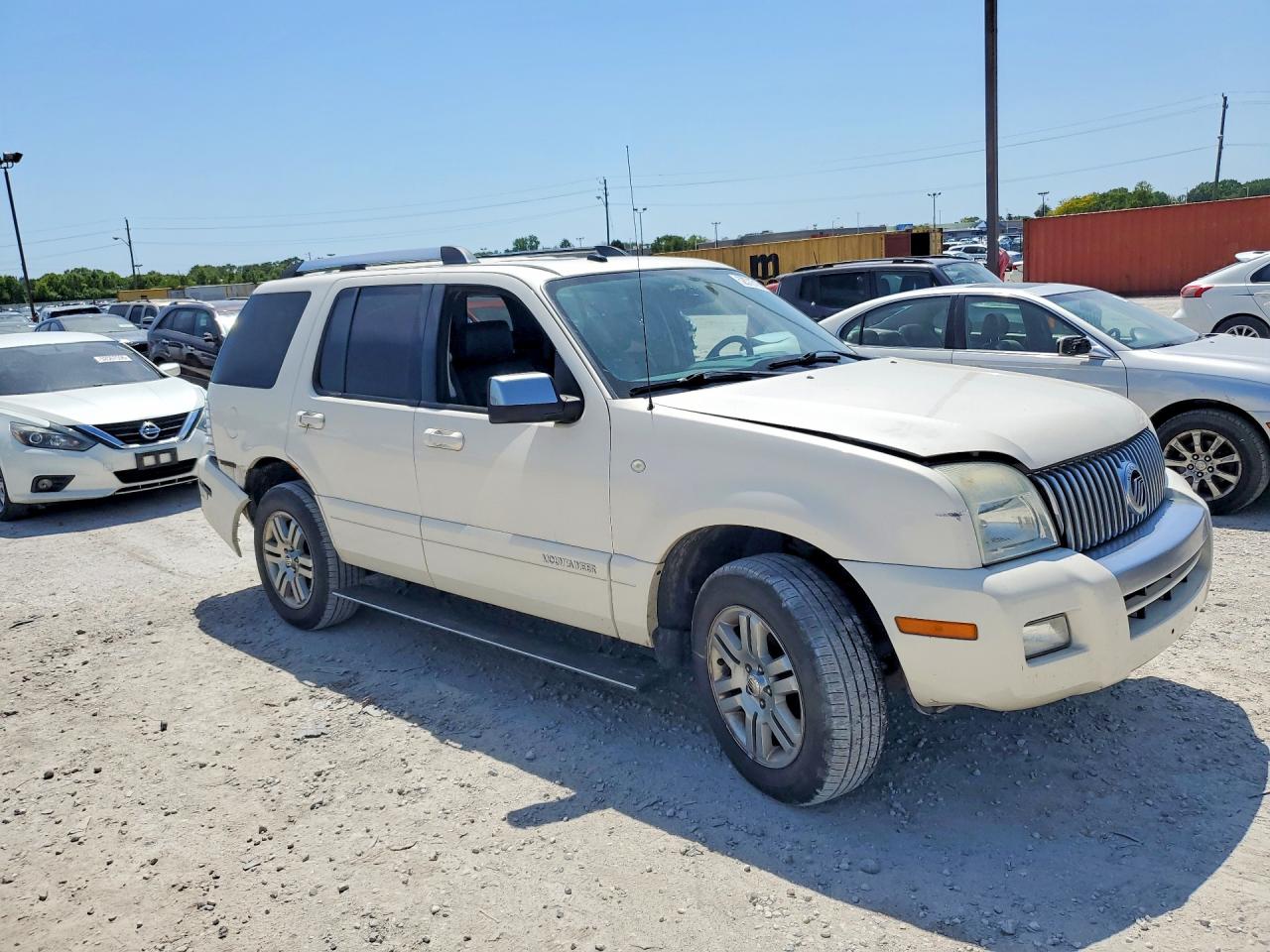 2008 Mercury Mountaineer Premier White vin: 4M2EU48898UJ00091