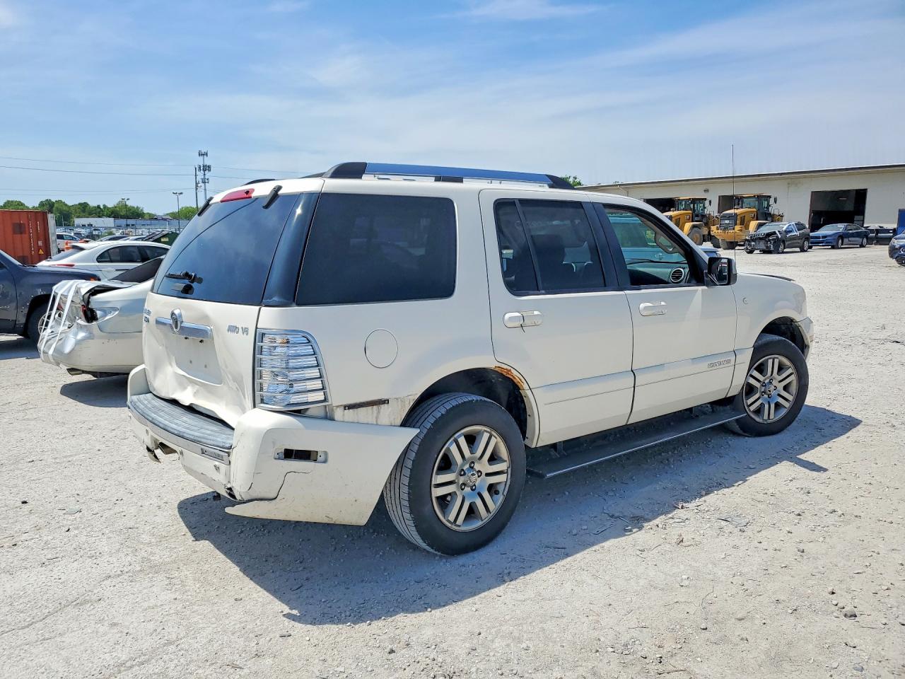 2008 Mercury Mountaineer Premier White vin: 4M2EU48898UJ00091