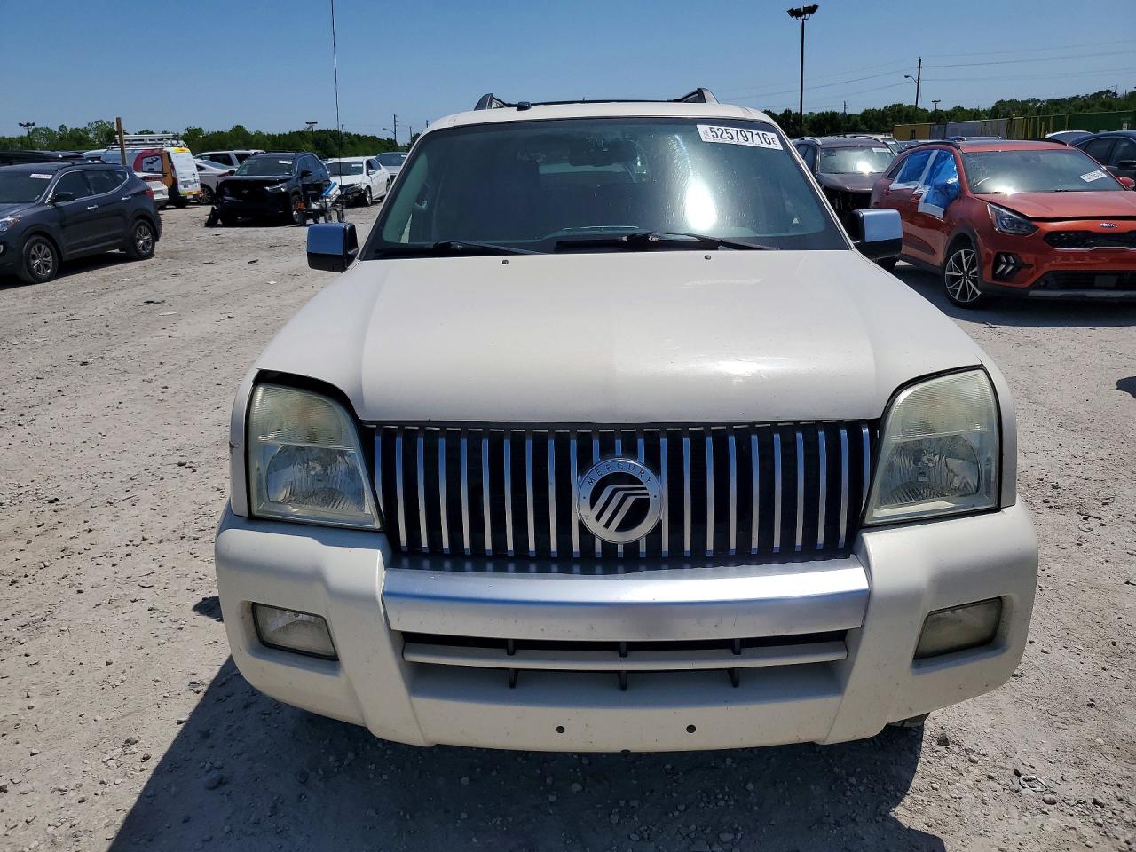 2008 Mercury Mountaineer Premier White vin: 4M2EU48898UJ00091