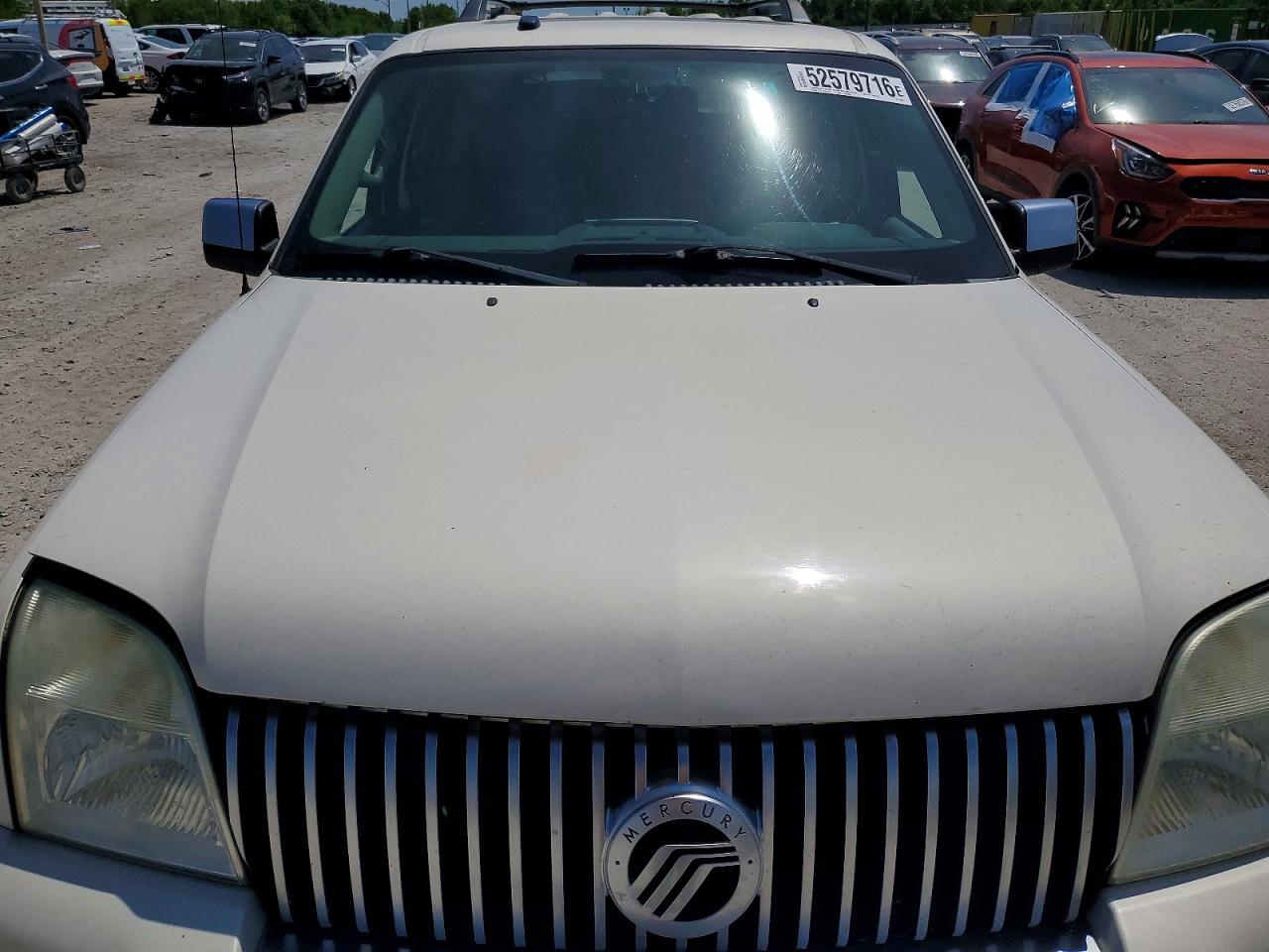 2008 Mercury Mountaineer Premier White vin: 4M2EU48898UJ00091