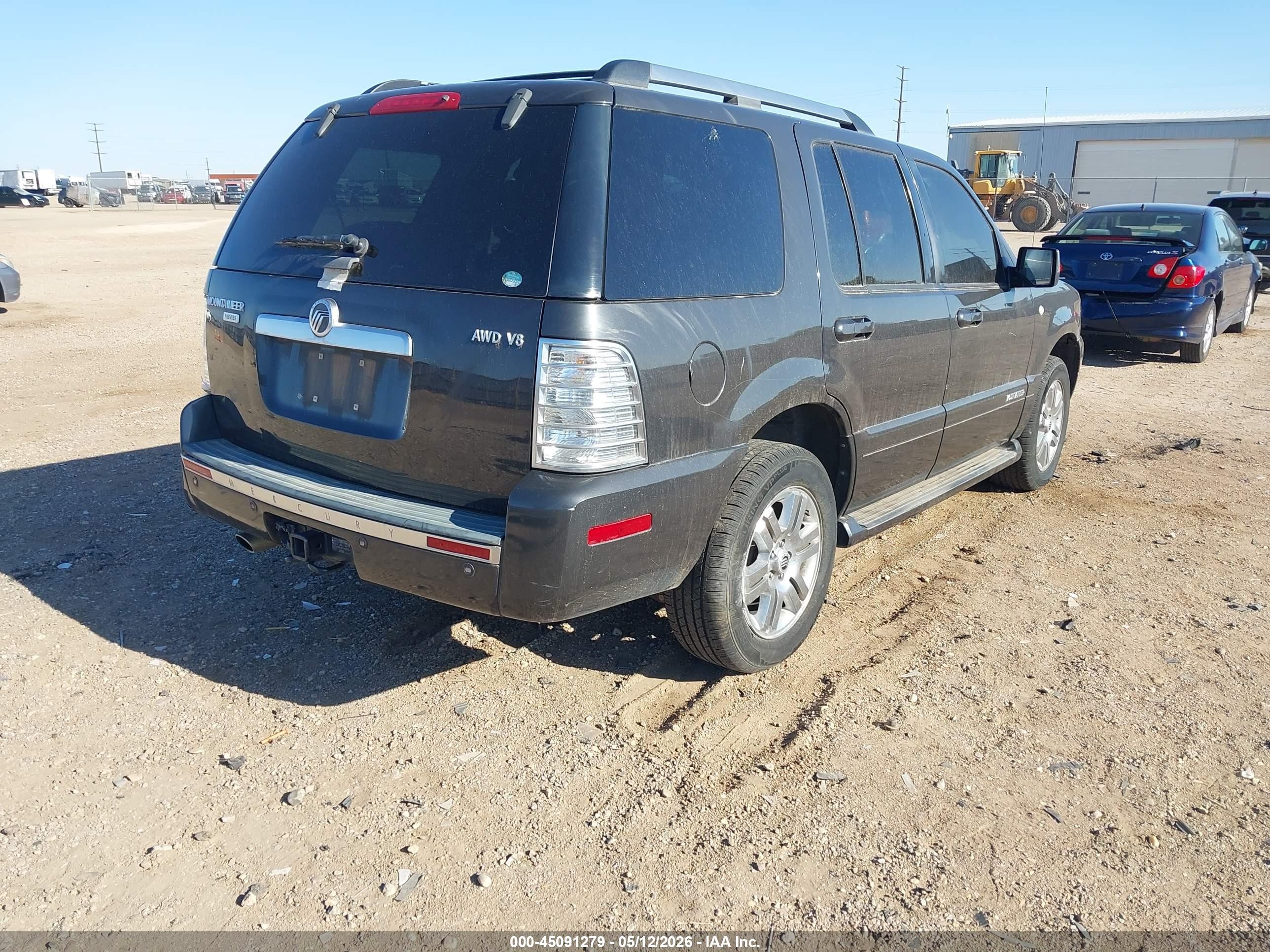 2007 Mercury Mountaineer Premier Black vin: 4M2EU488X7UJ00213