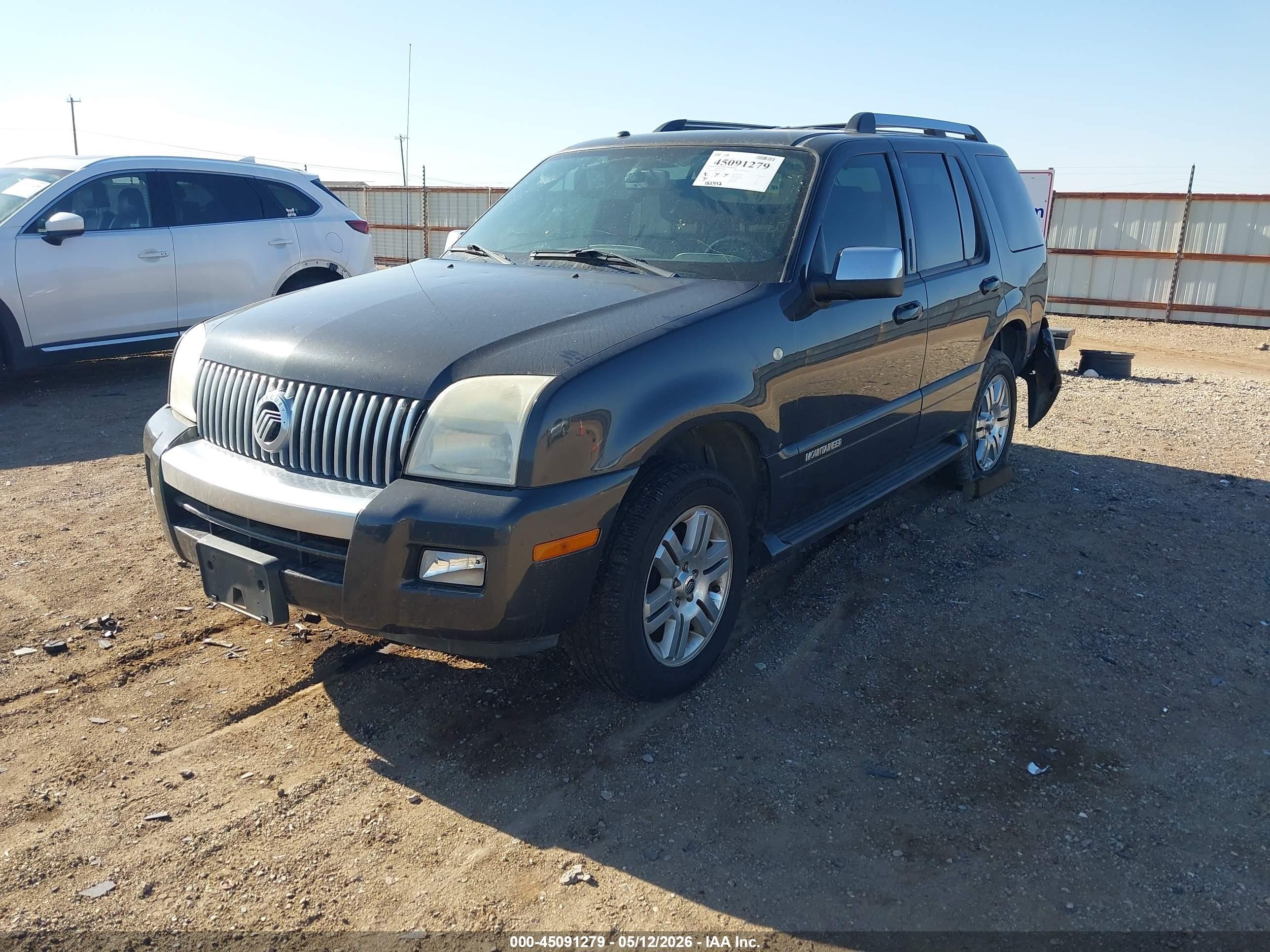2007 Mercury Mountaineer Premier Black vin: 4M2EU488X7UJ00213