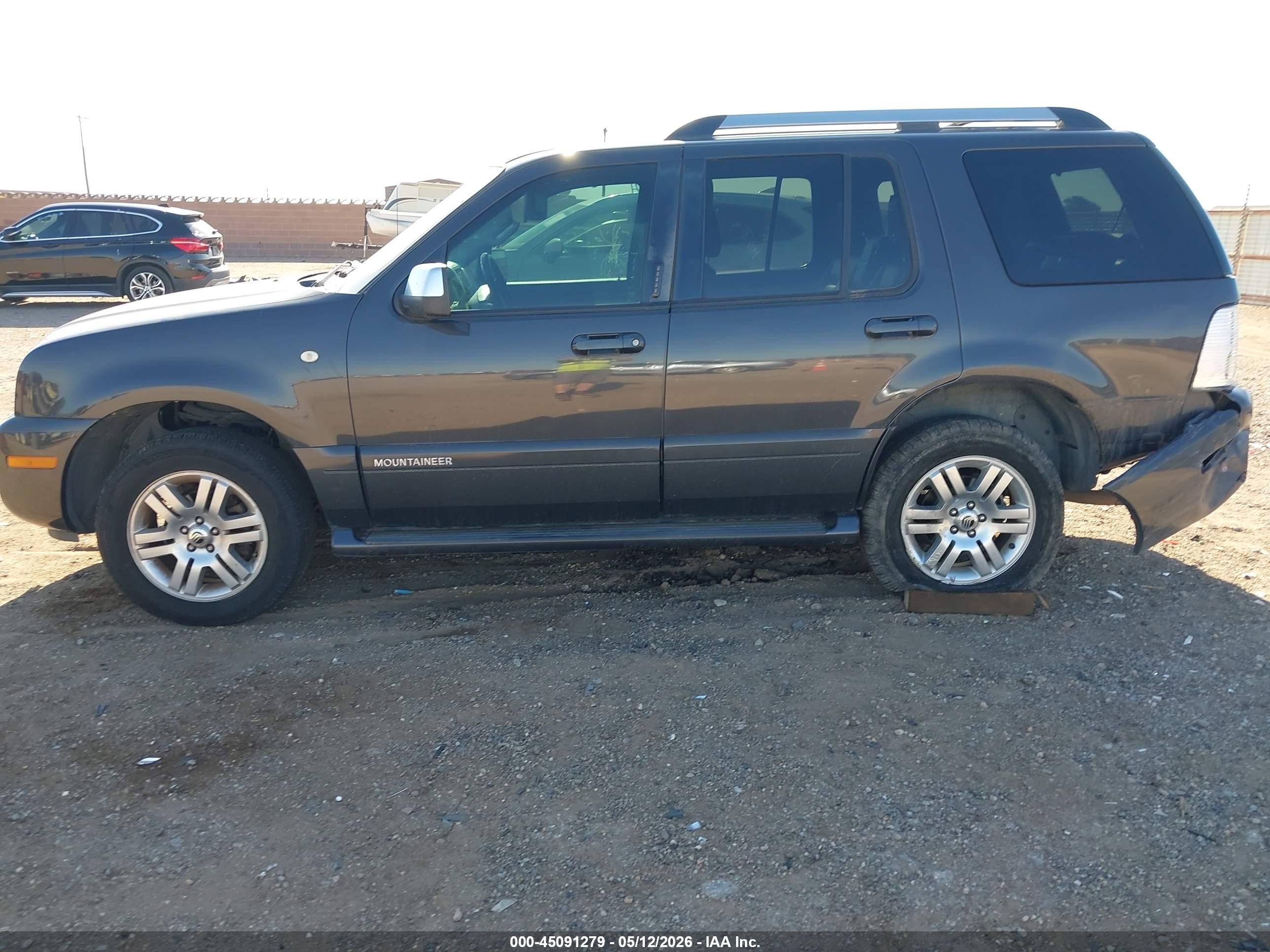 2007 Mercury Mountaineer Premier Black vin: 4M2EU488X7UJ00213