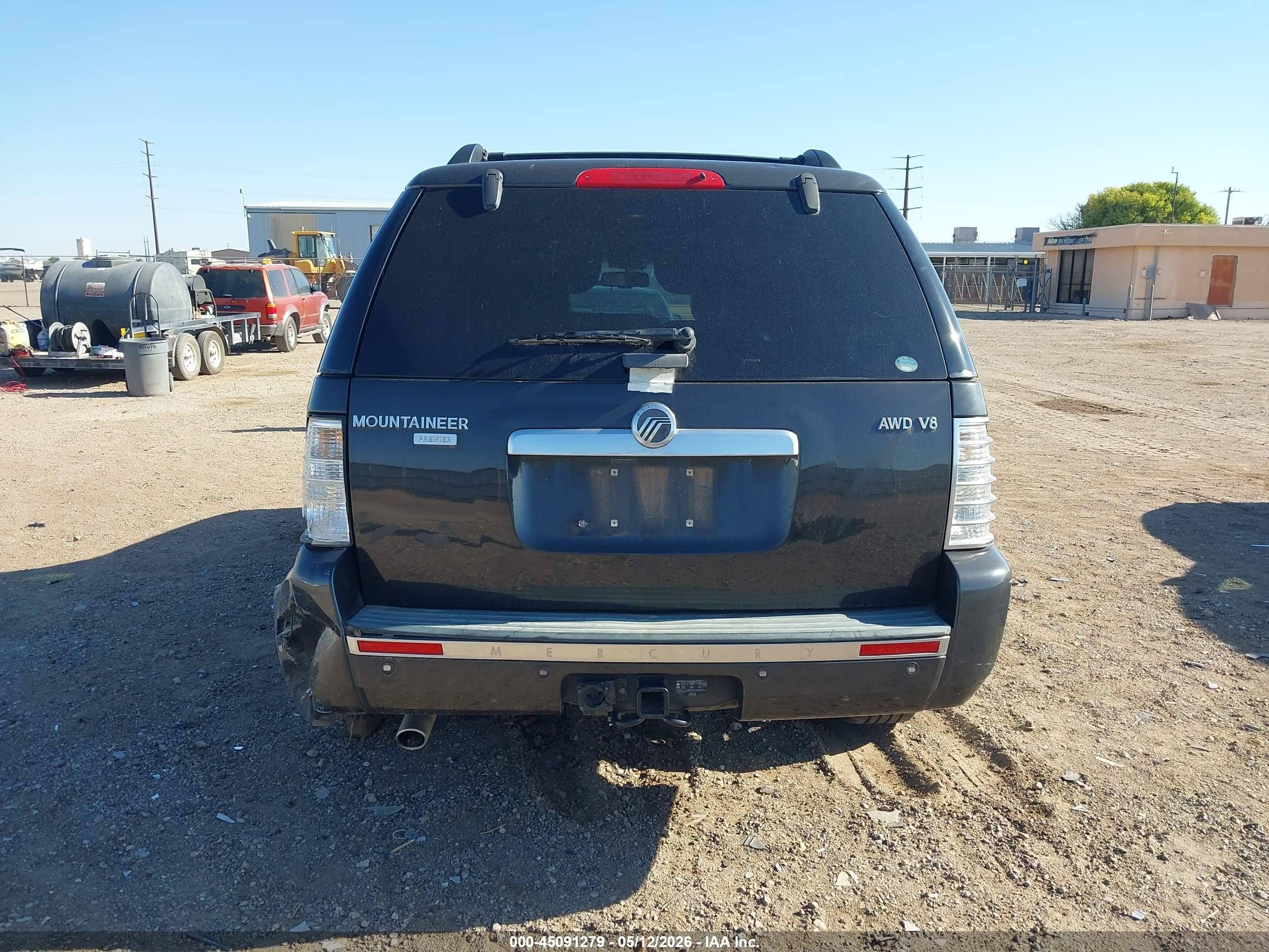 2007 Mercury Mountaineer Premier Black vin: 4M2EU488X7UJ00213