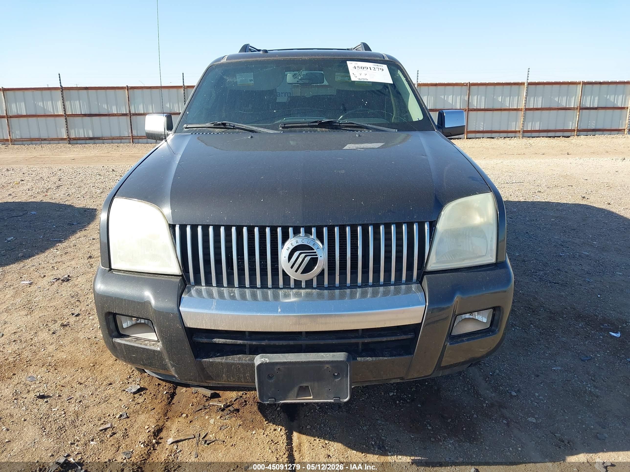 2007 Mercury Mountaineer Premier Black vin: 4M2EU488X7UJ00213