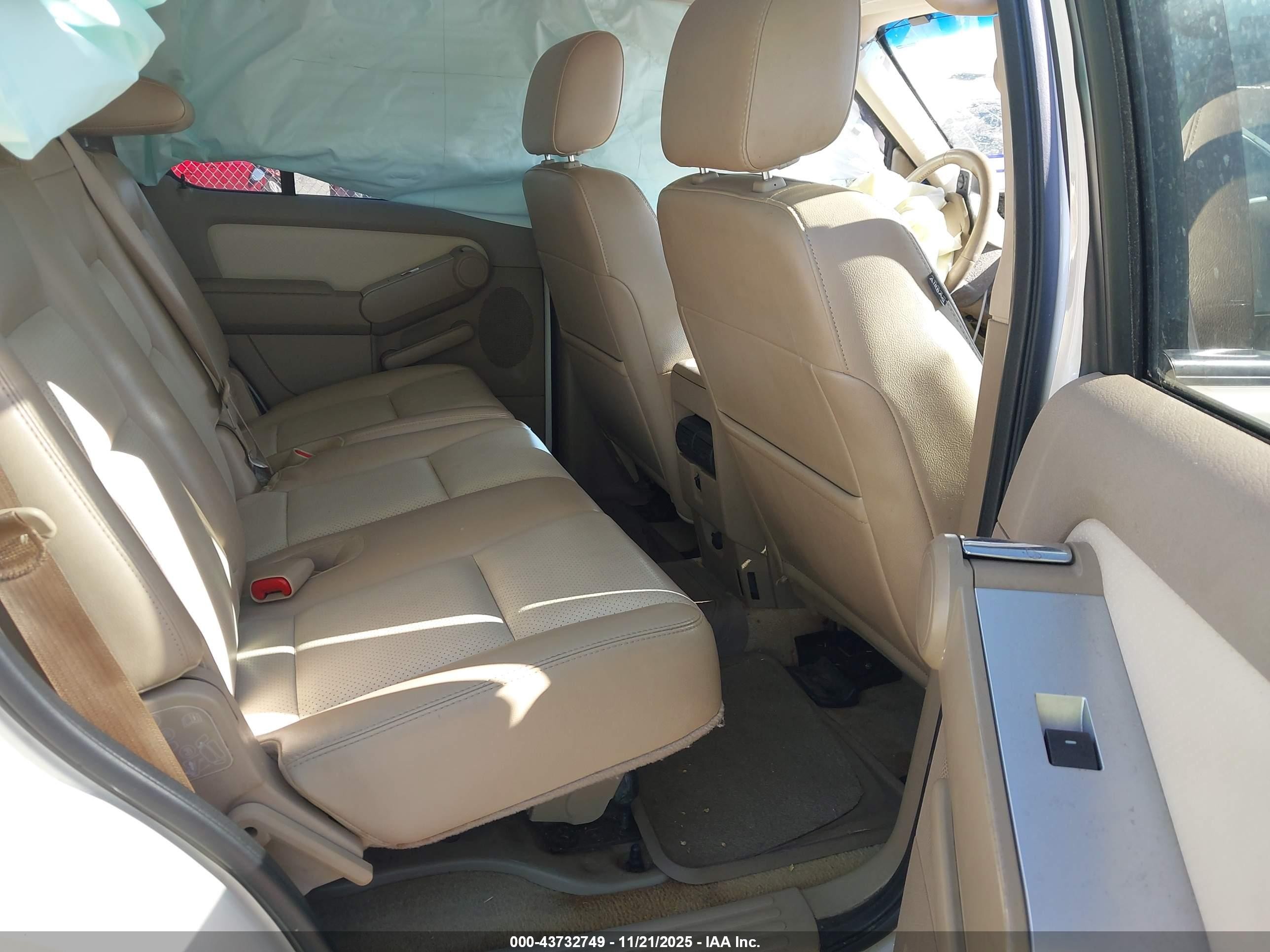 2007 Mercury Mountaineer Premier White vin: 4M2EU488X7UJ03046
