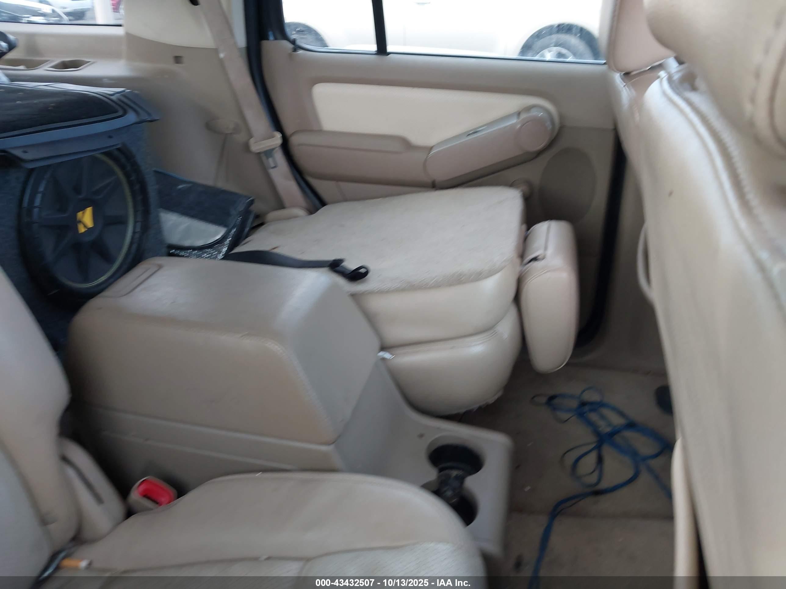 2008 Mercury Mountaineer Premier Black vin: 4M2EU48E28UJ03128