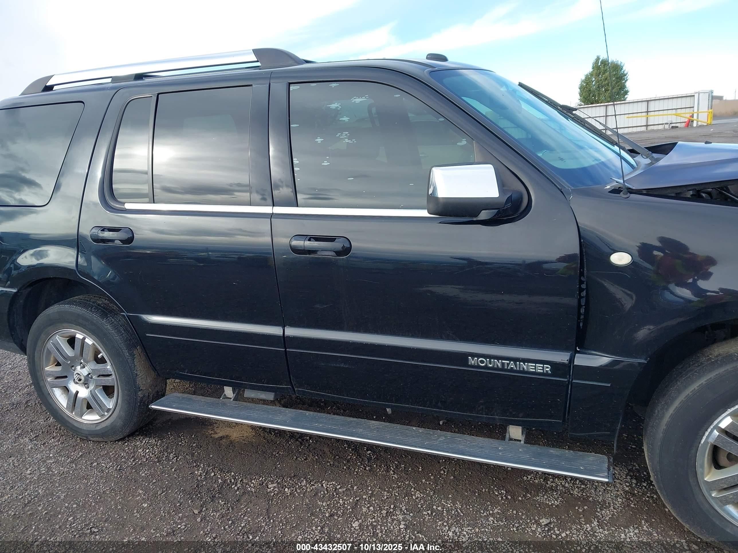 2008 Mercury Mountaineer Premier Black vin: 4M2EU48E28UJ03128