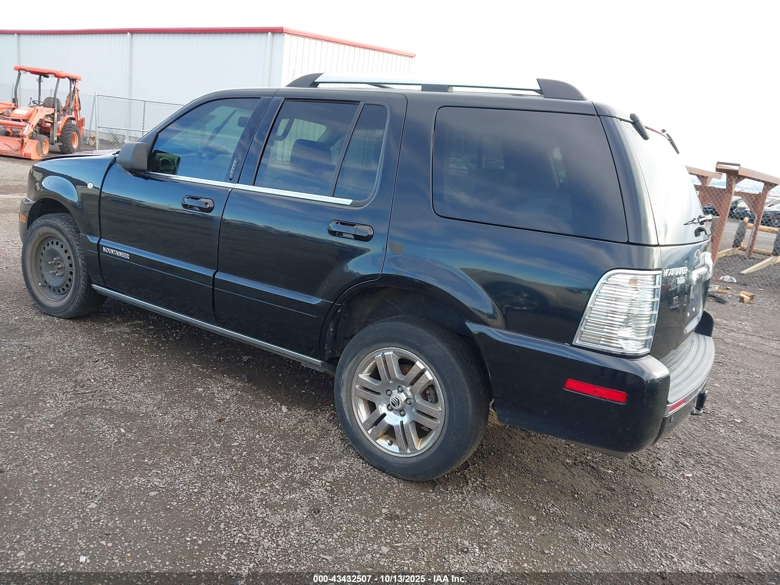 2008 Mercury Mountaineer Premier Black vin: 4M2EU48E28UJ03128