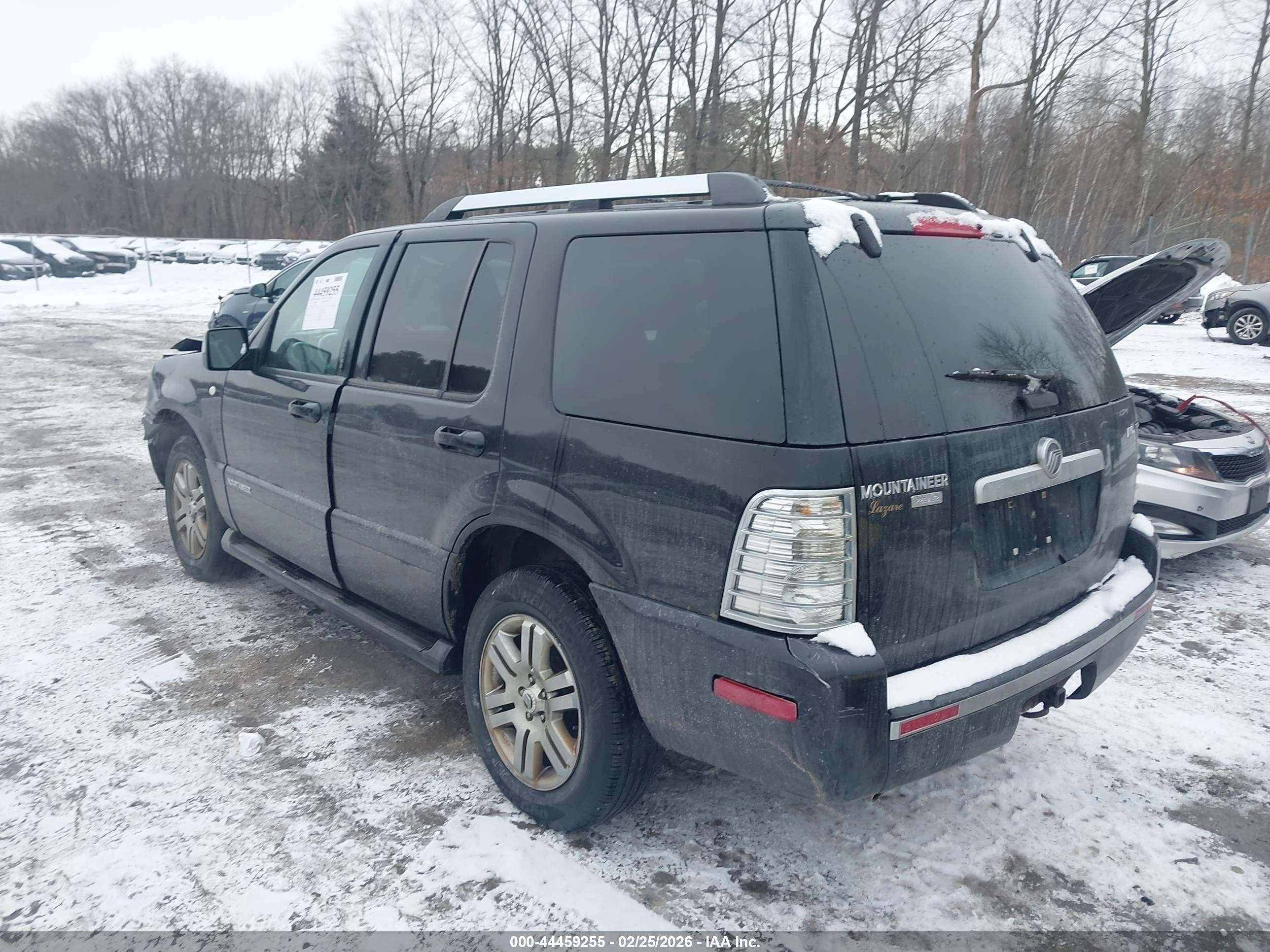 2009 Mercury Mountaineer Premier Черный vin: 4M2EU48E29UJ00263